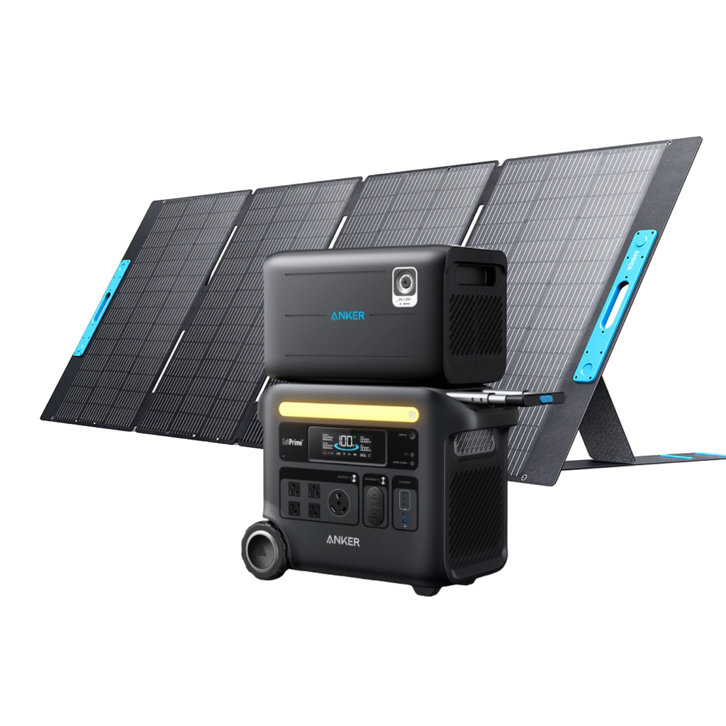 Anker SOLIX F2600 + Expansion Battery + 400W Solar Panel image 0