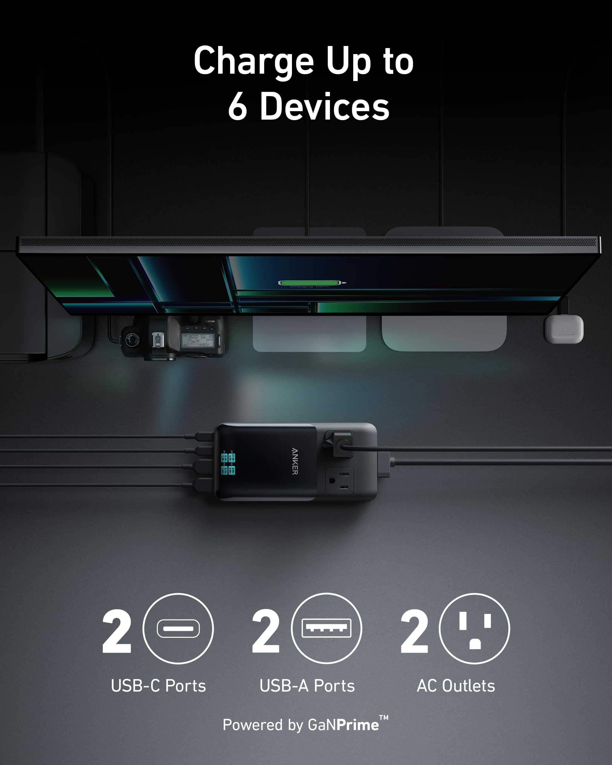 Anker Prime 6-in-1 Charging Station (140W) image 4