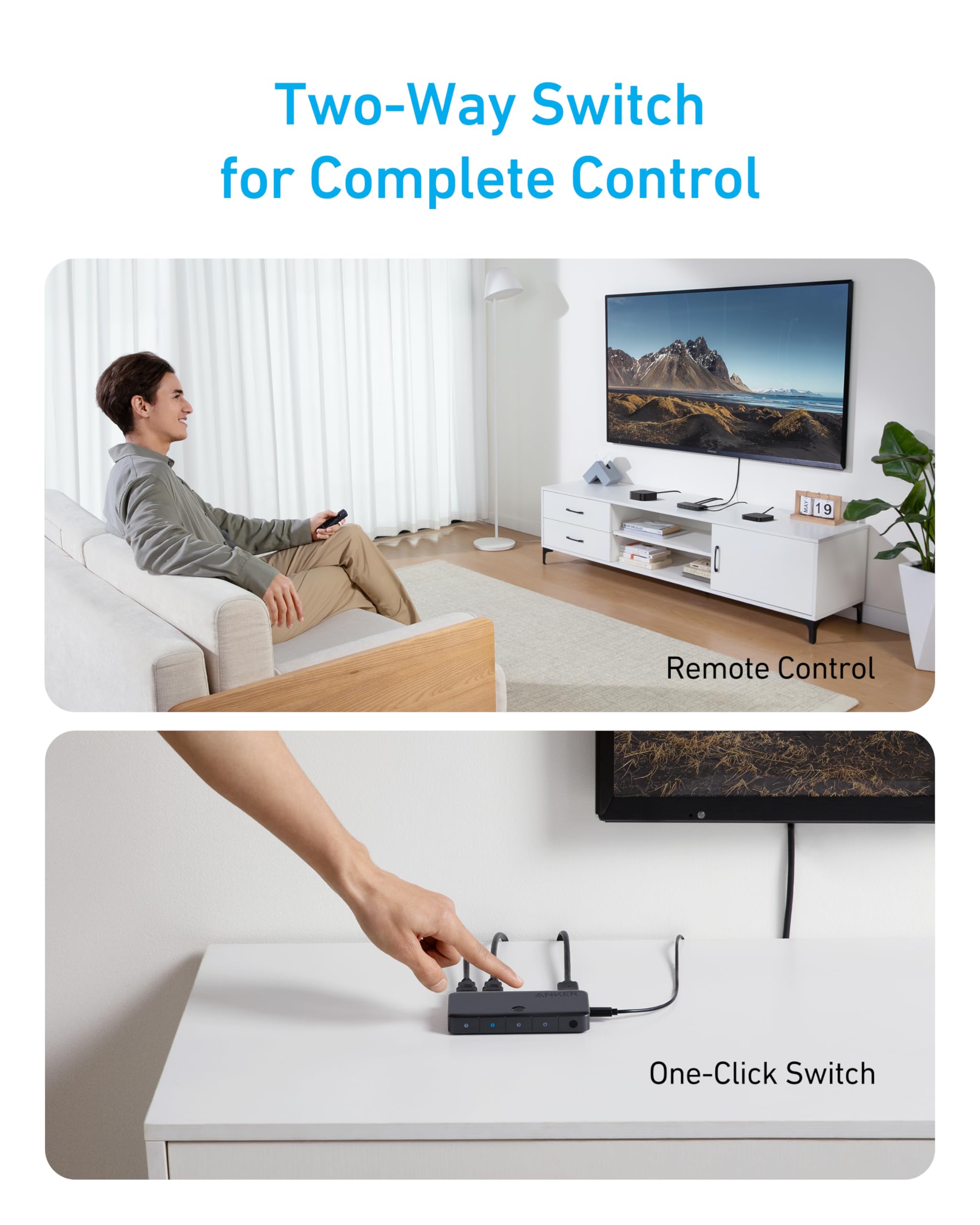 Anker HDMI Switch (4 in 1 Out, 4K HDMI) image 2