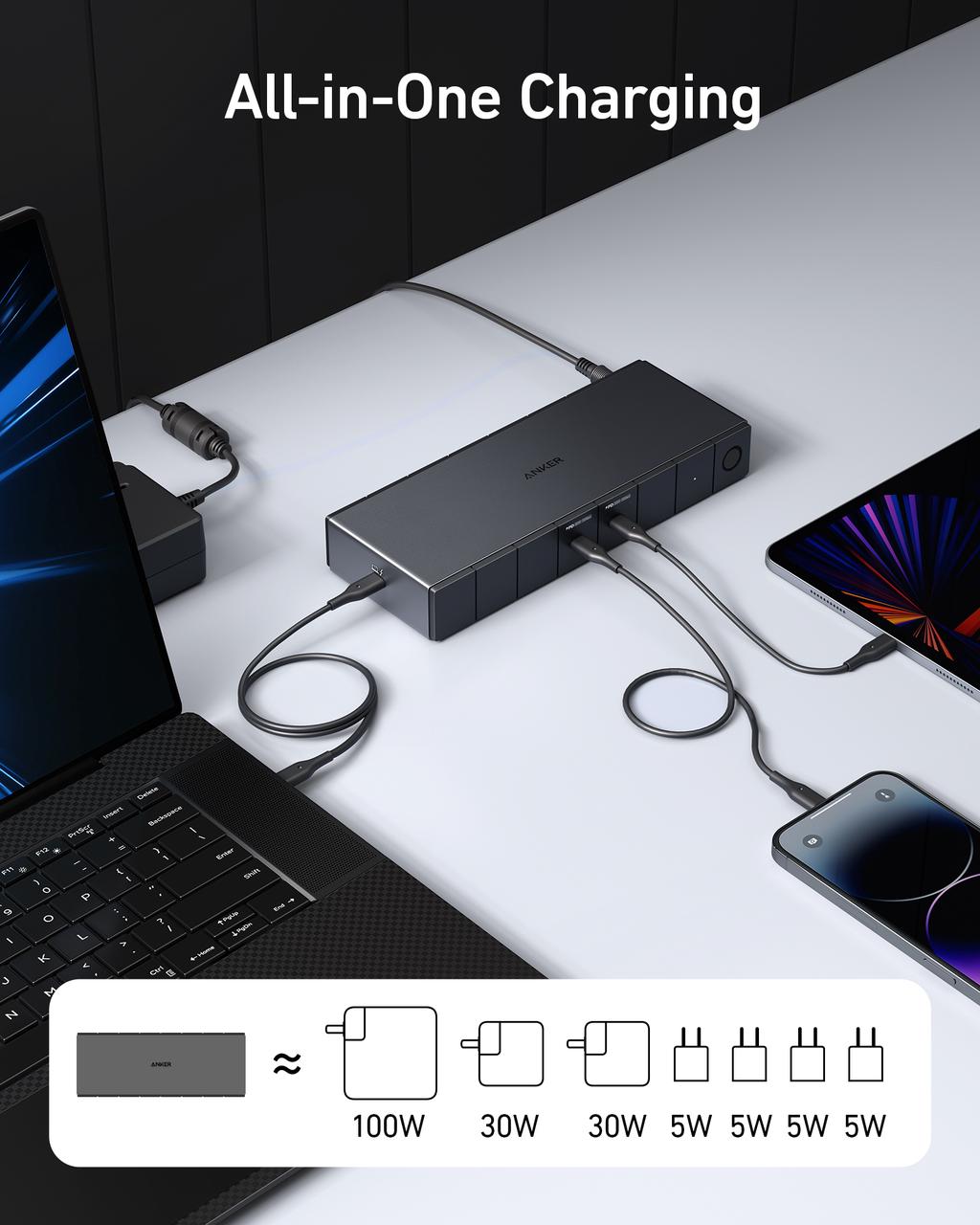 Anker 778 Thunderbolt Docking Station (12-in-1, Thunderbolt 4) image 3