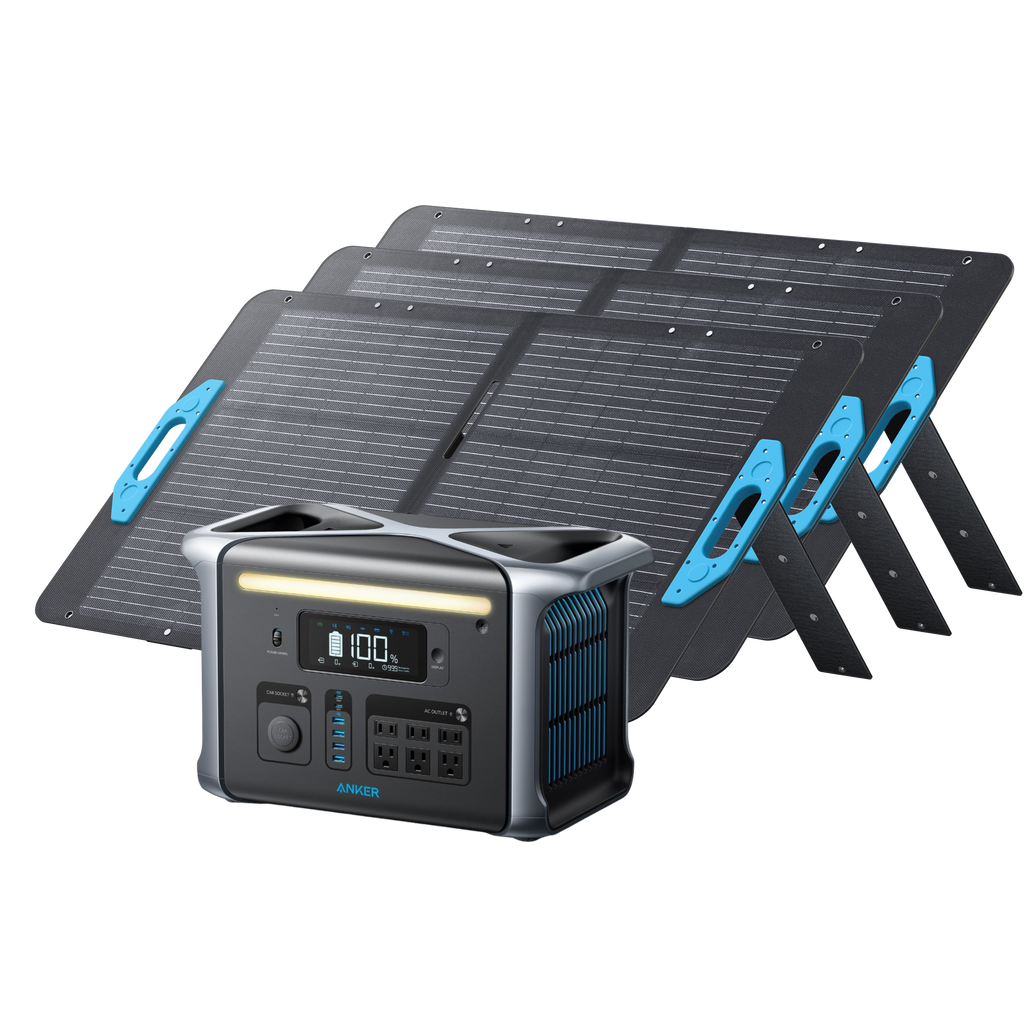 Anker SOLIX F1200 Solar Generator + 3100W Solar Panels image 0