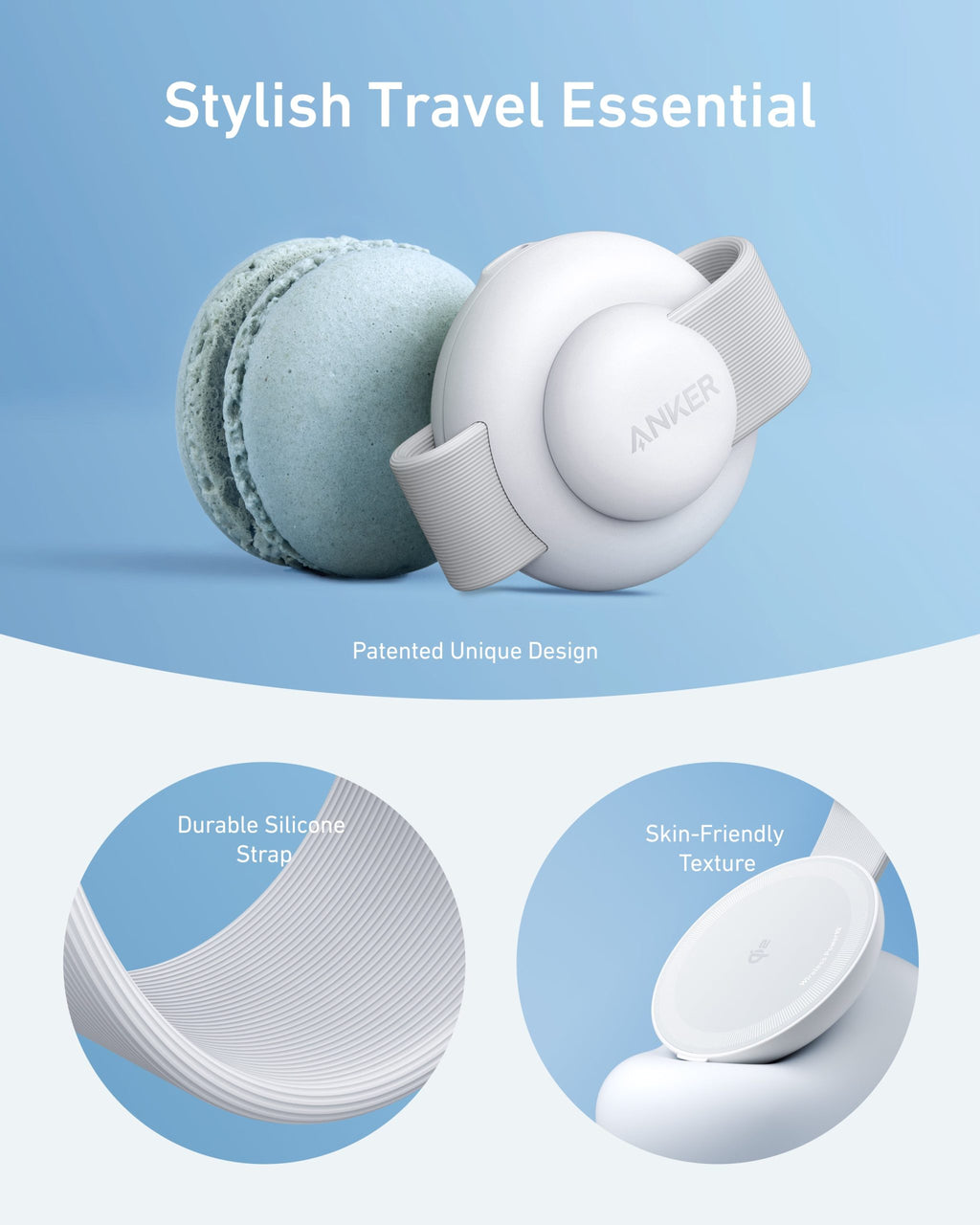 Anker MagGo Wireless Charging Station (3-in-1, Foldable Pad) image 5