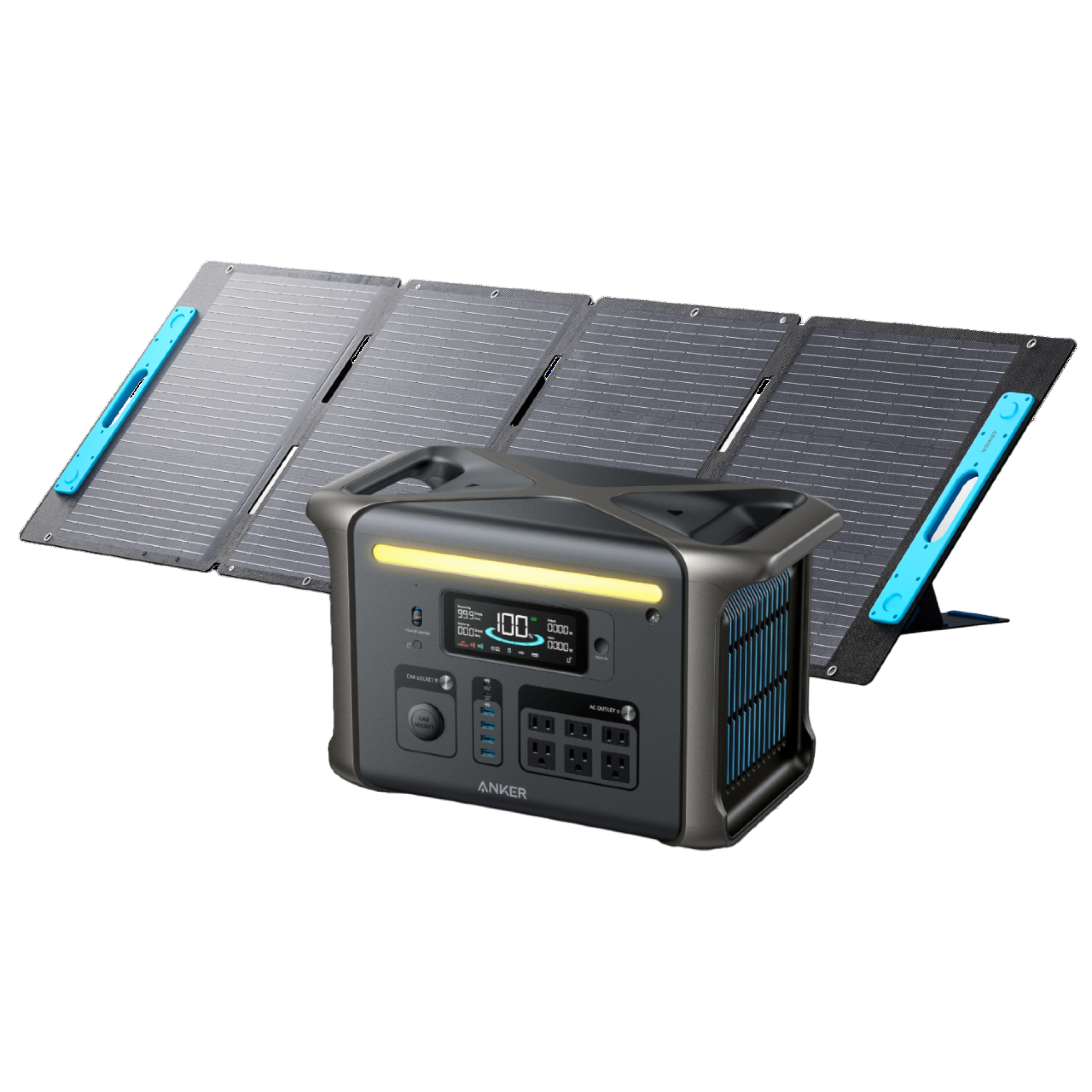 Anker SOLIX F1500 Solar Generator + 200W Solar Panel image 0