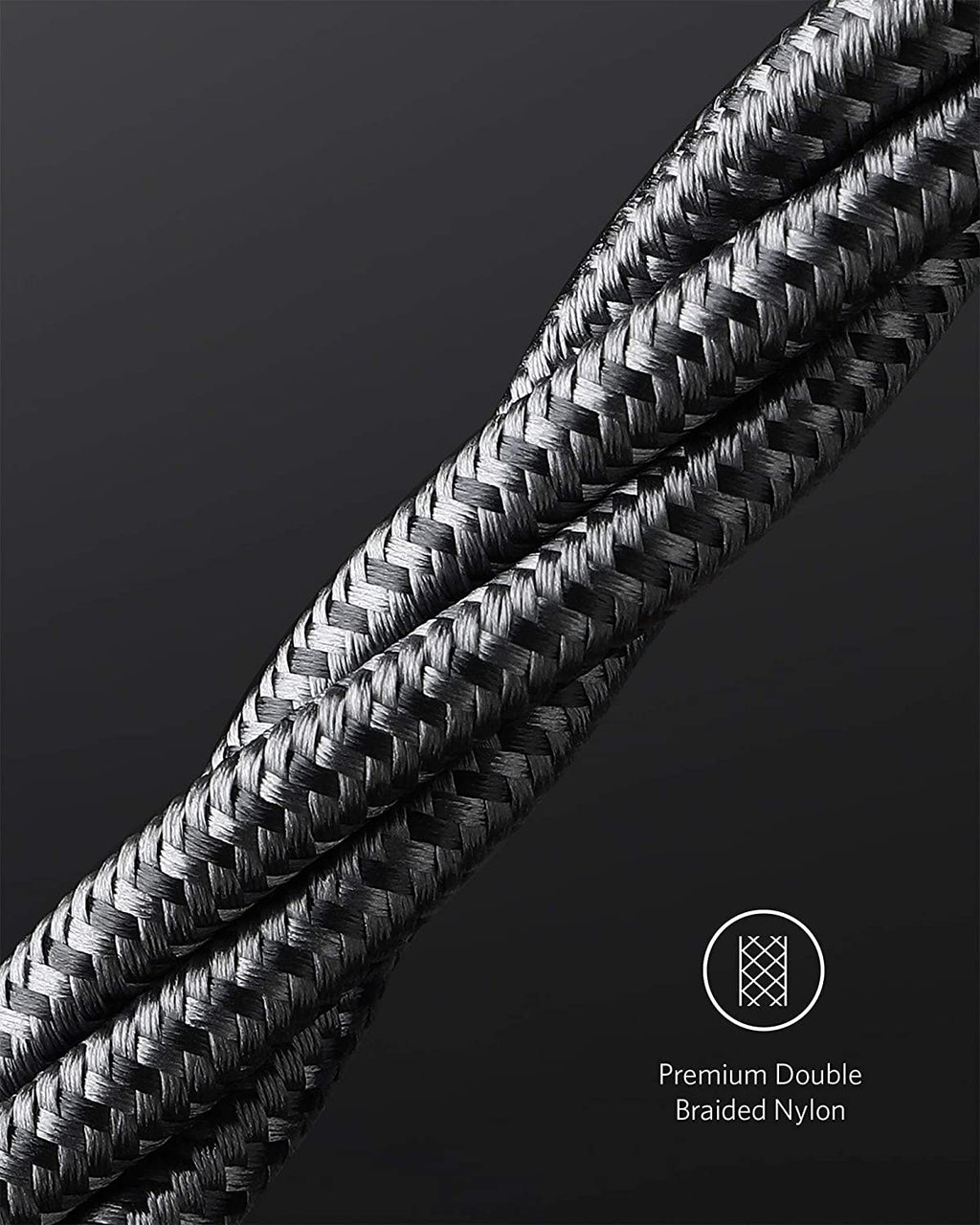 New Nylon USB-C to USB-C 100W Cable (10 ft) image 5