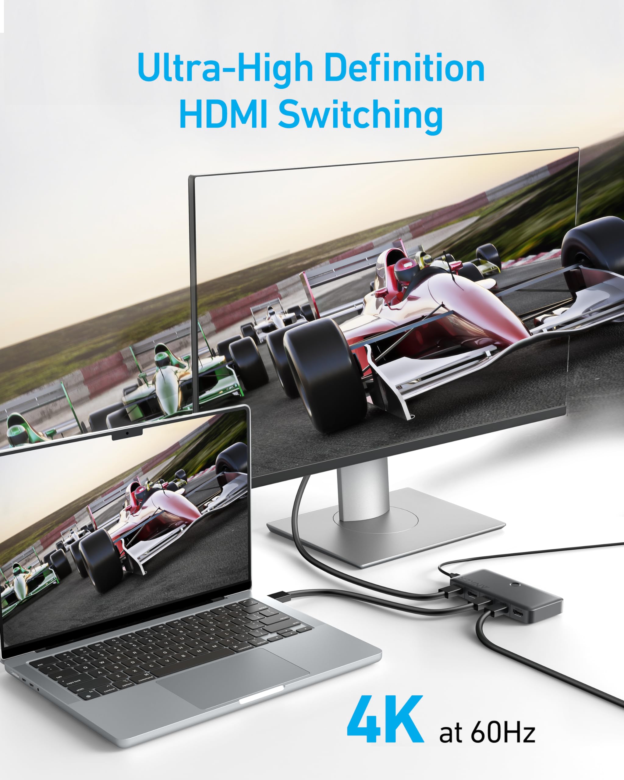 Anker HDMI Switch (4 in 1 Out, 4K HDMI) image 3