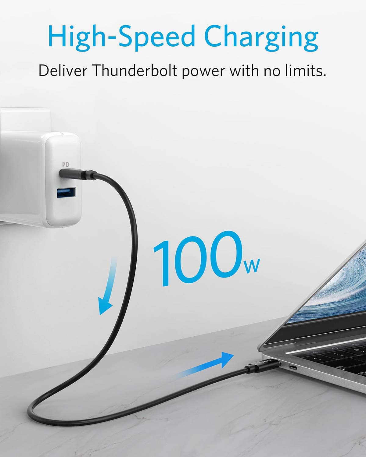 Anker USB-C to USB-C Thunderbolt 3 Cable image 1