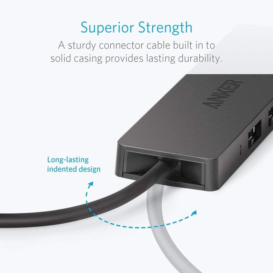Anker Ultra Slim 4-Port USB 3.0 Data Hub image 3