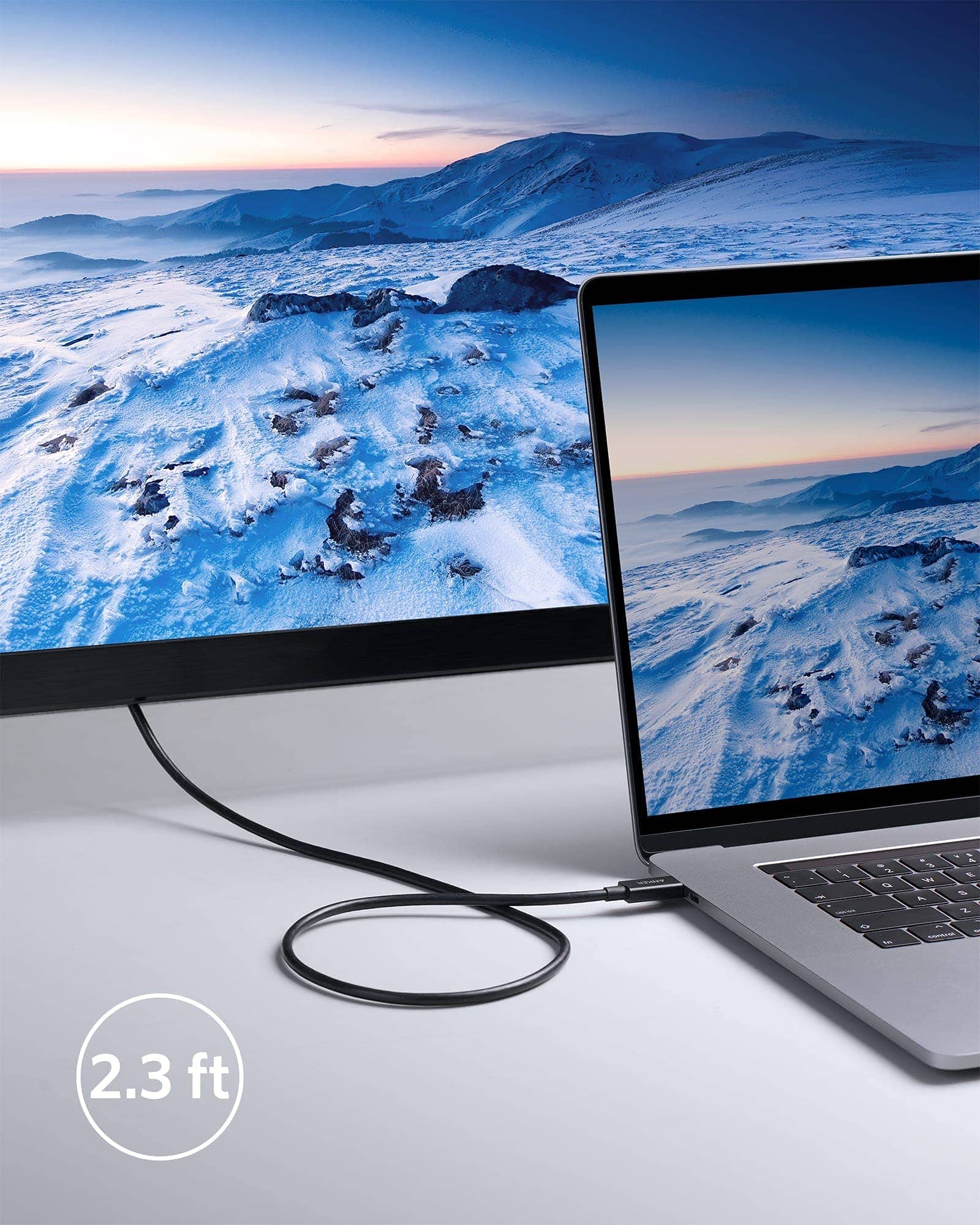 Anker USB-C to USB-C Thunderbolt 4 100W Cable (2.3 ft) image 2