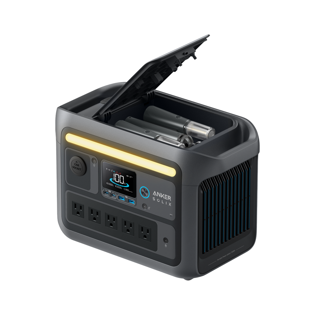 Anker SOLIX C800 Plus Solar Generator + 100W Solar Panel image 2