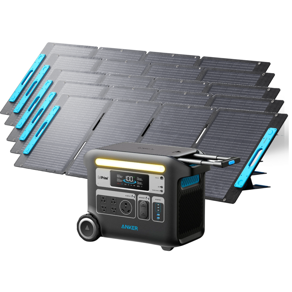 Anker SOLIX F2000 Solar Generator + 5200W Solar Panels image 0