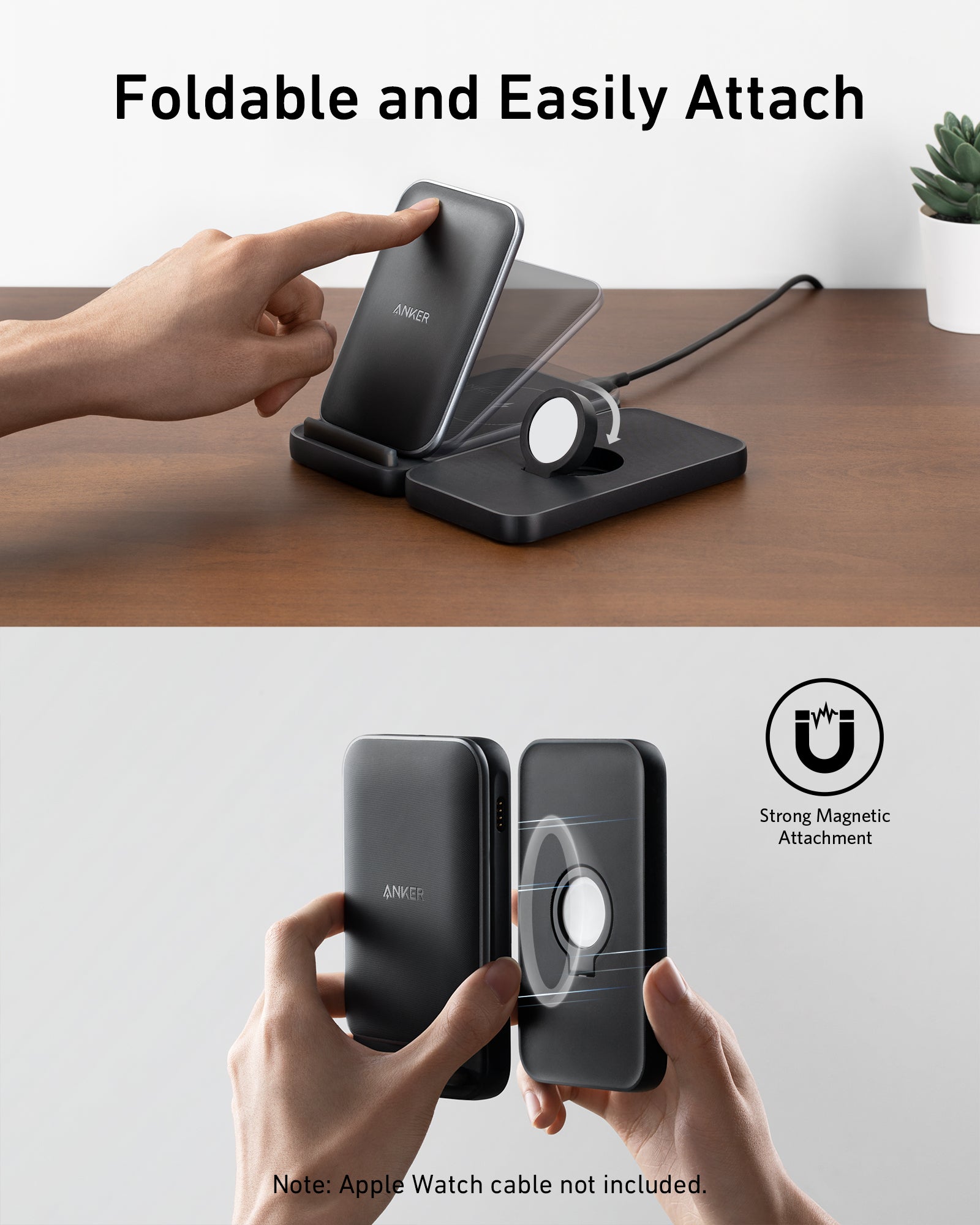 Anker 533 Wireless Charger (3-in-1 Stand) image 2