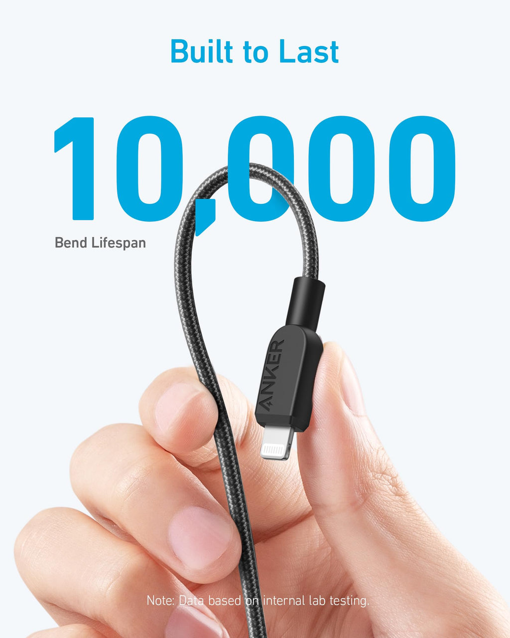 Anker 310 USB-C to Lightning Cable (6 ft /10 ft /3 ft) image 2