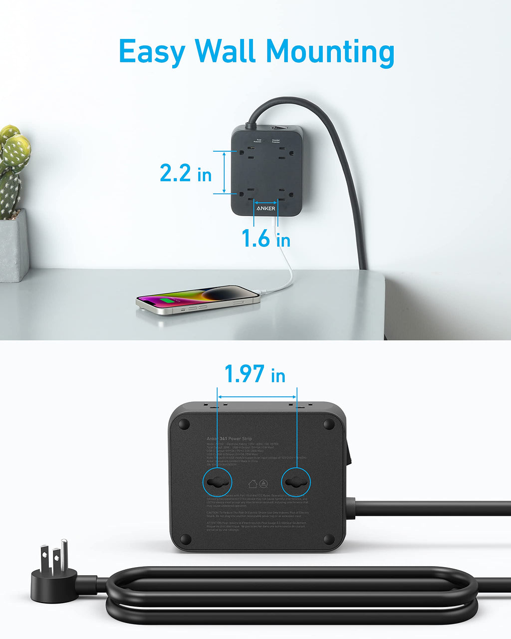 Anker 341 USB Power Strip image 5