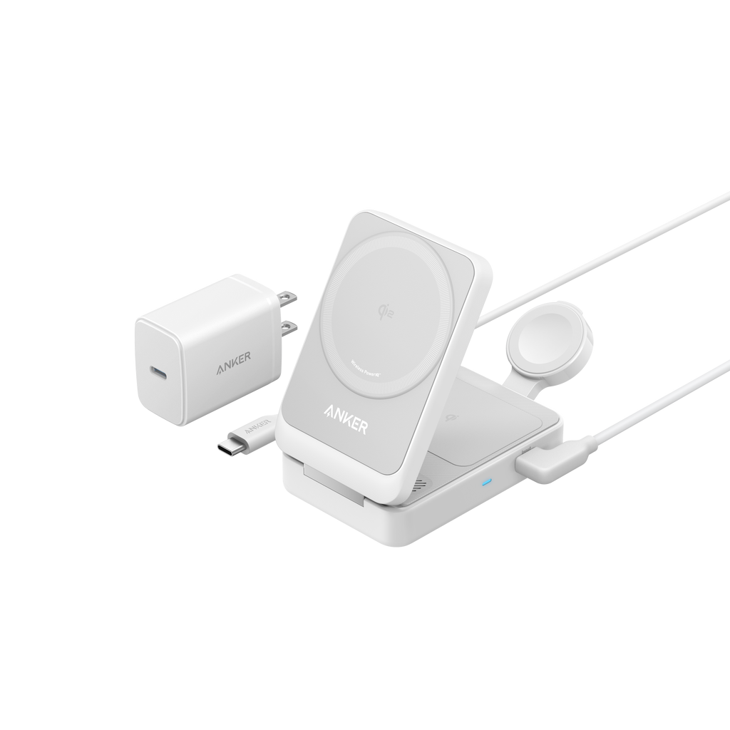Anker MagGo Wireless Charging Station (Foldable 3-in-1) image 0