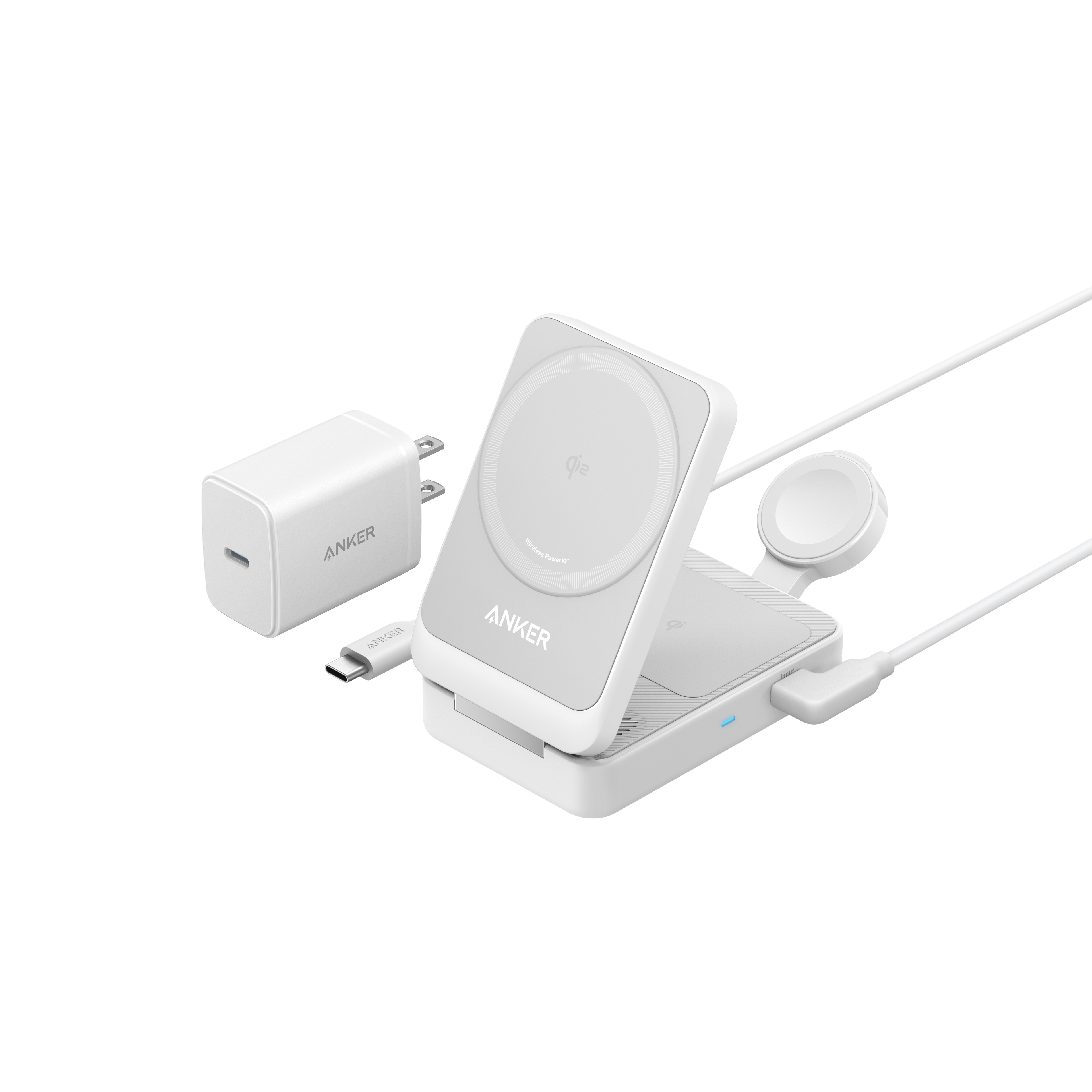 Anker MagGo Wireless Charging Station (Foldable 3-in-1) image 0
