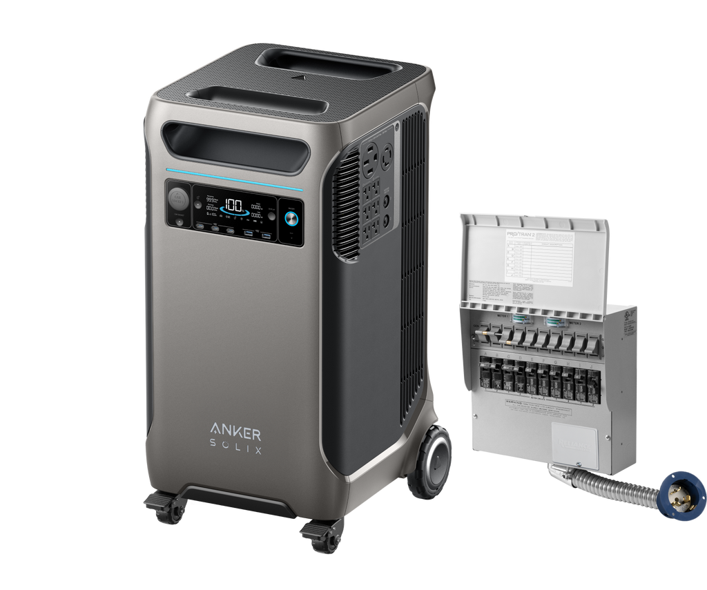Anker SOLIX F3800 + Home Backup Kit (Transfer Switch + Cable) image 0