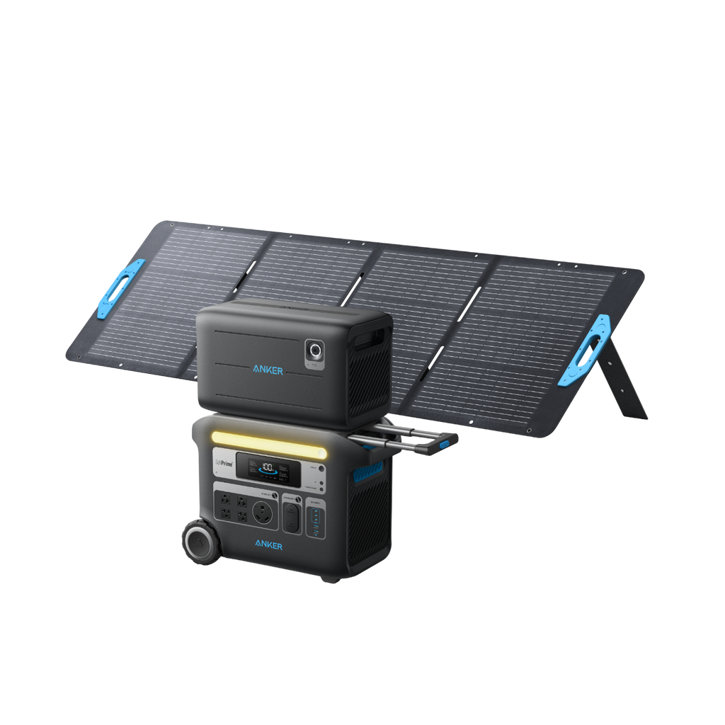Anker SOLIX F2000 Solar Generator + Expansion Battery + 200W Solar Panel image 0
