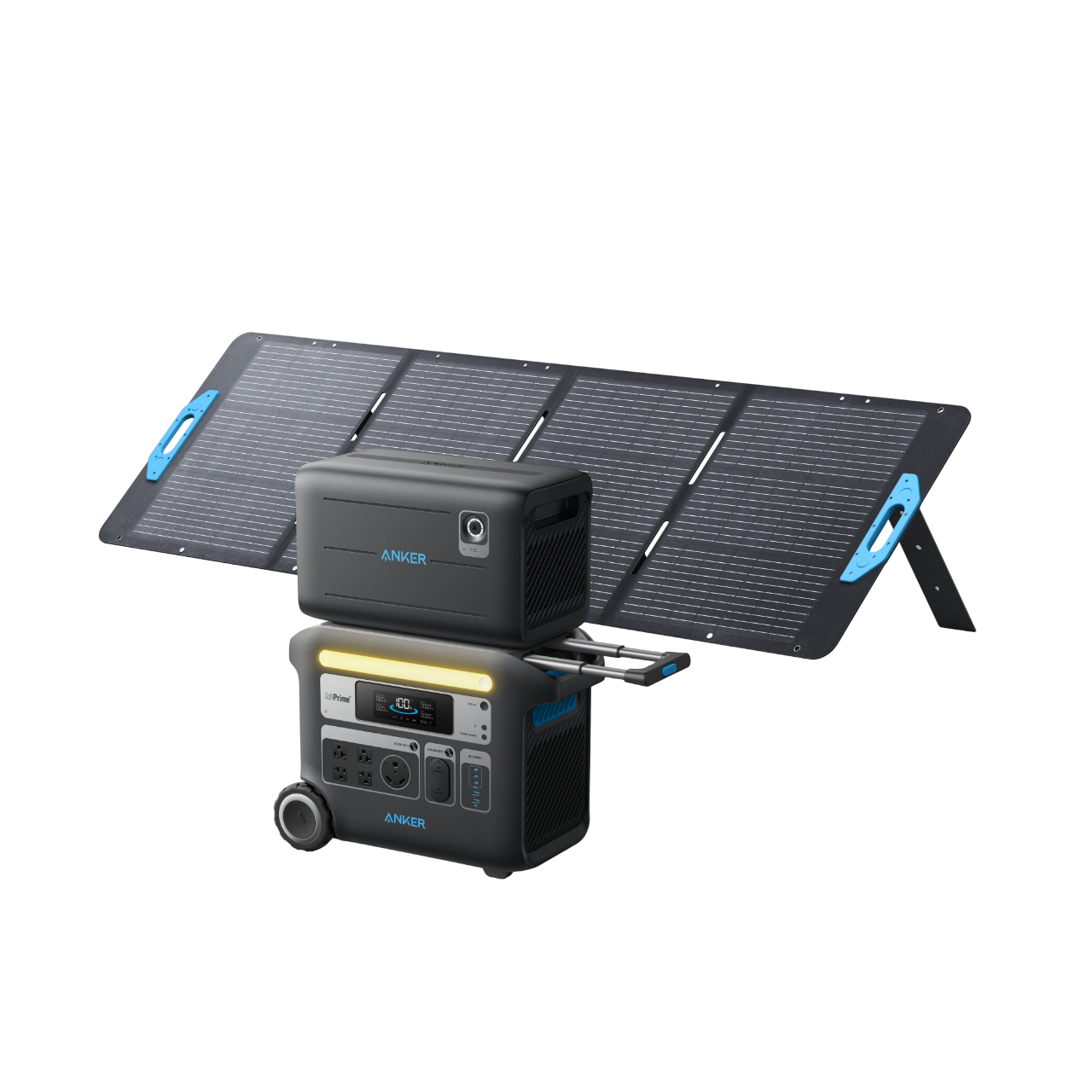 Anker SOLIX F2000 Solar Generator + Expansion Battery + 200W Solar Panel image 0
