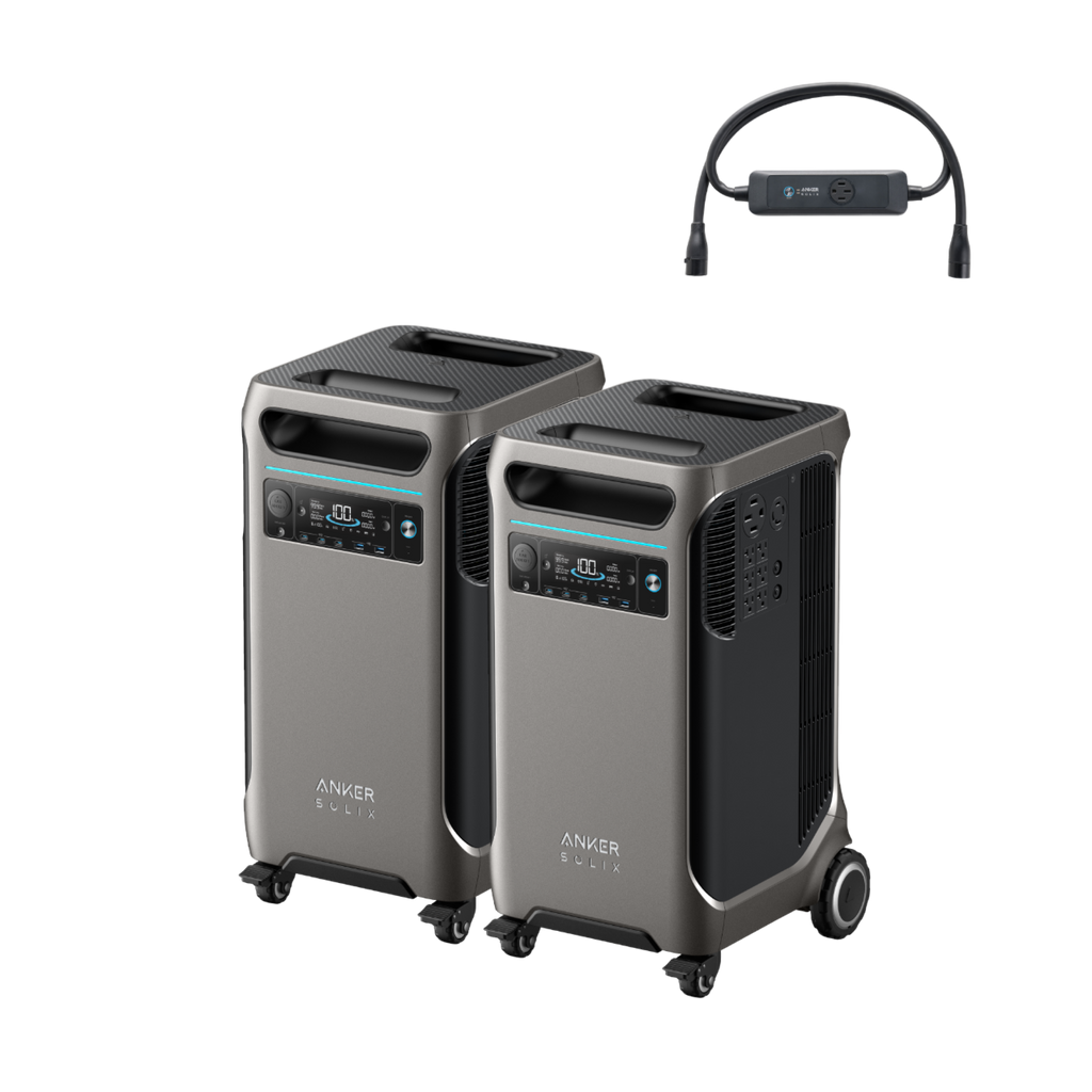 2Anker SOLIX F3800 + Double Power Hub + 400W Solar Panel image 1