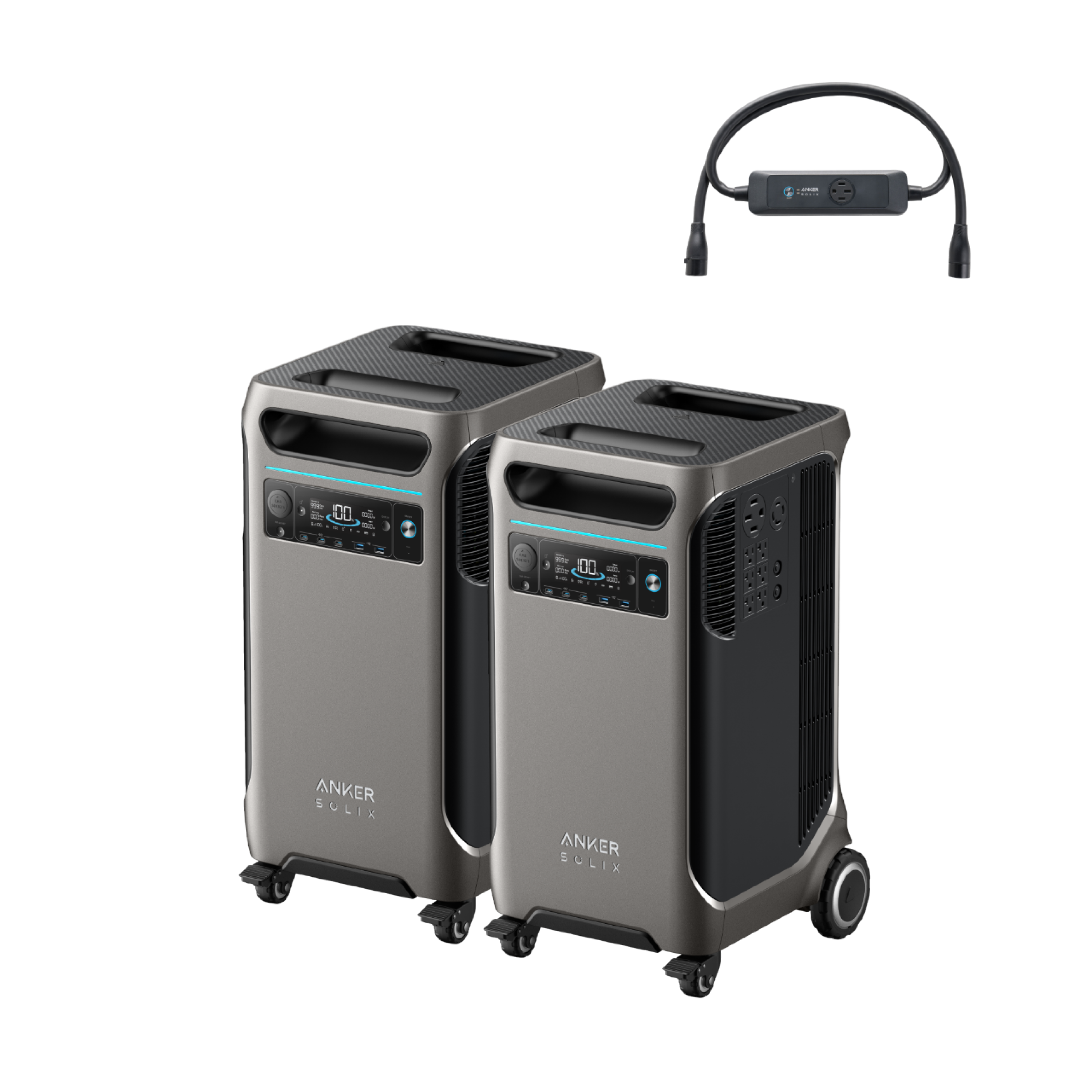 2Anker SOLIX F3800 + Double Power Hub + 400W Solar Panel image 1