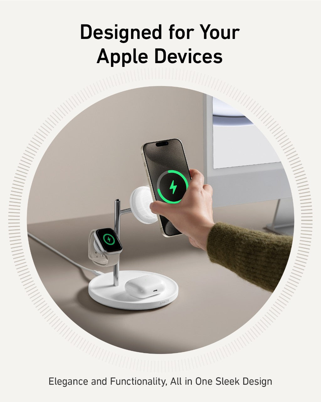 Anker MagGo Wireless Charging Station (3-in-1 Stand) image 5