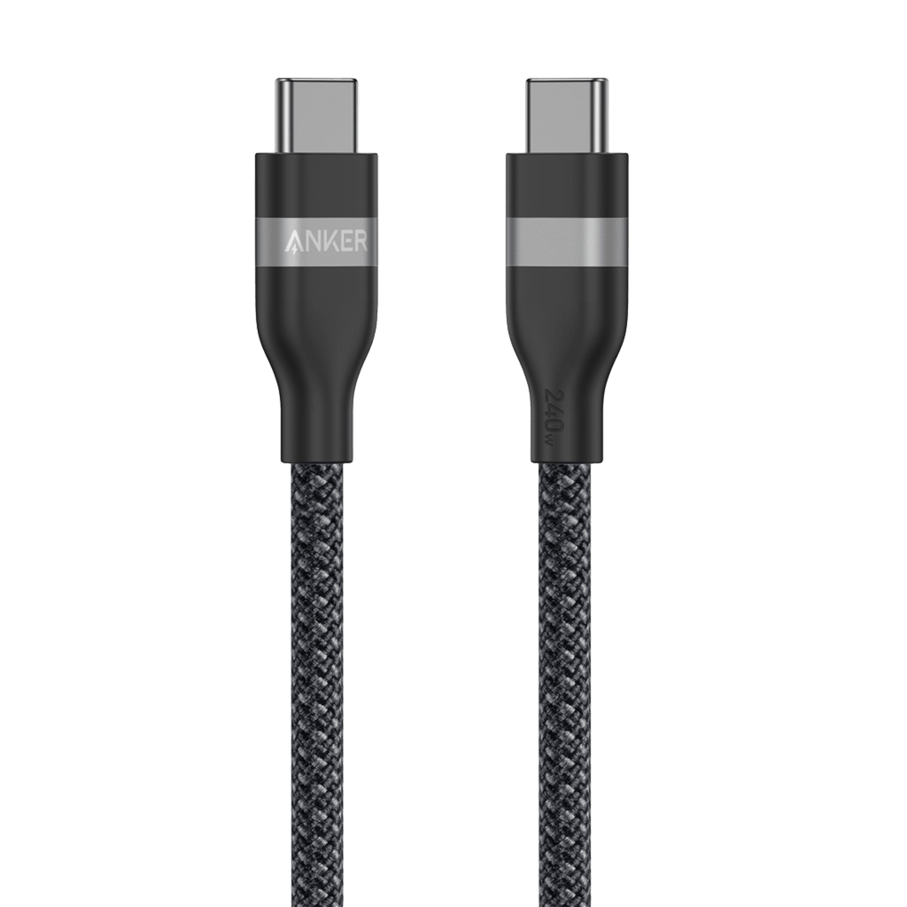 Anker USB-C to USB-C Cable (3 ft / 6 ft, 240W, Upcycled-Braided) image 0