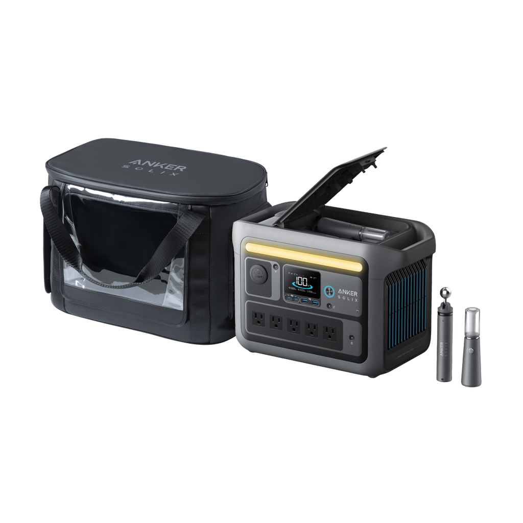 Anker SOLIX C800 Plus Portable Power Station + Water Resistant Bag image 0