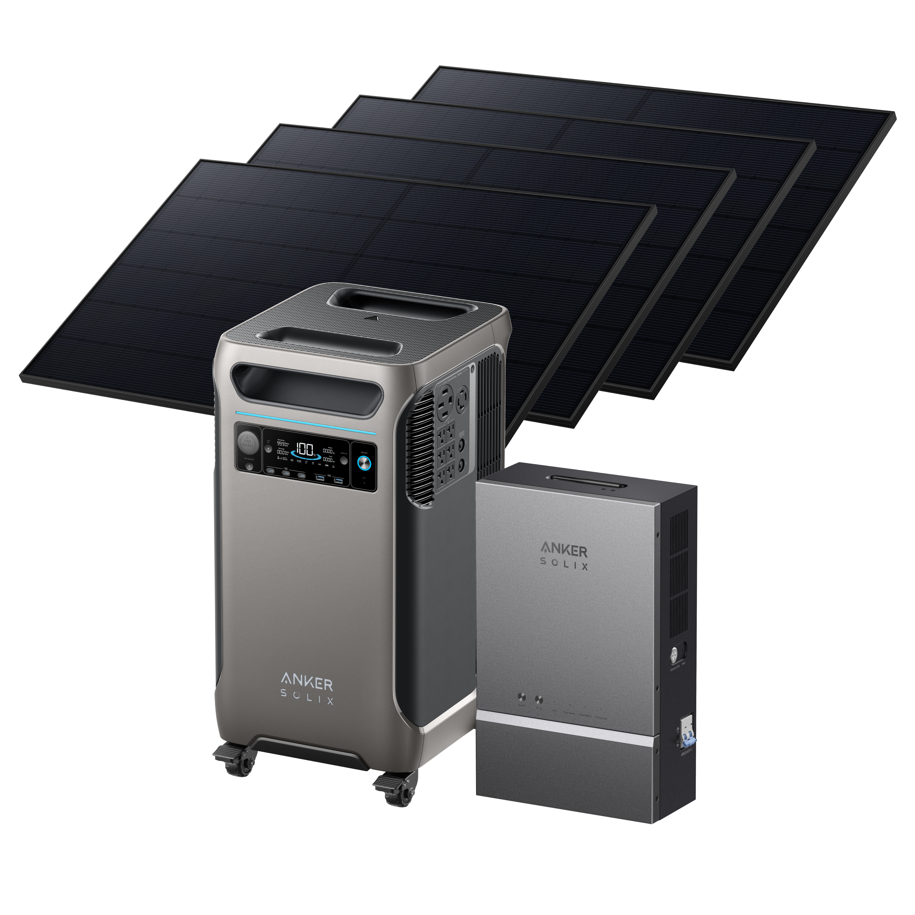 Anker SOLIX F3800 + Smart Home Power Kit + 4410W Rigid Solar Panels image 0