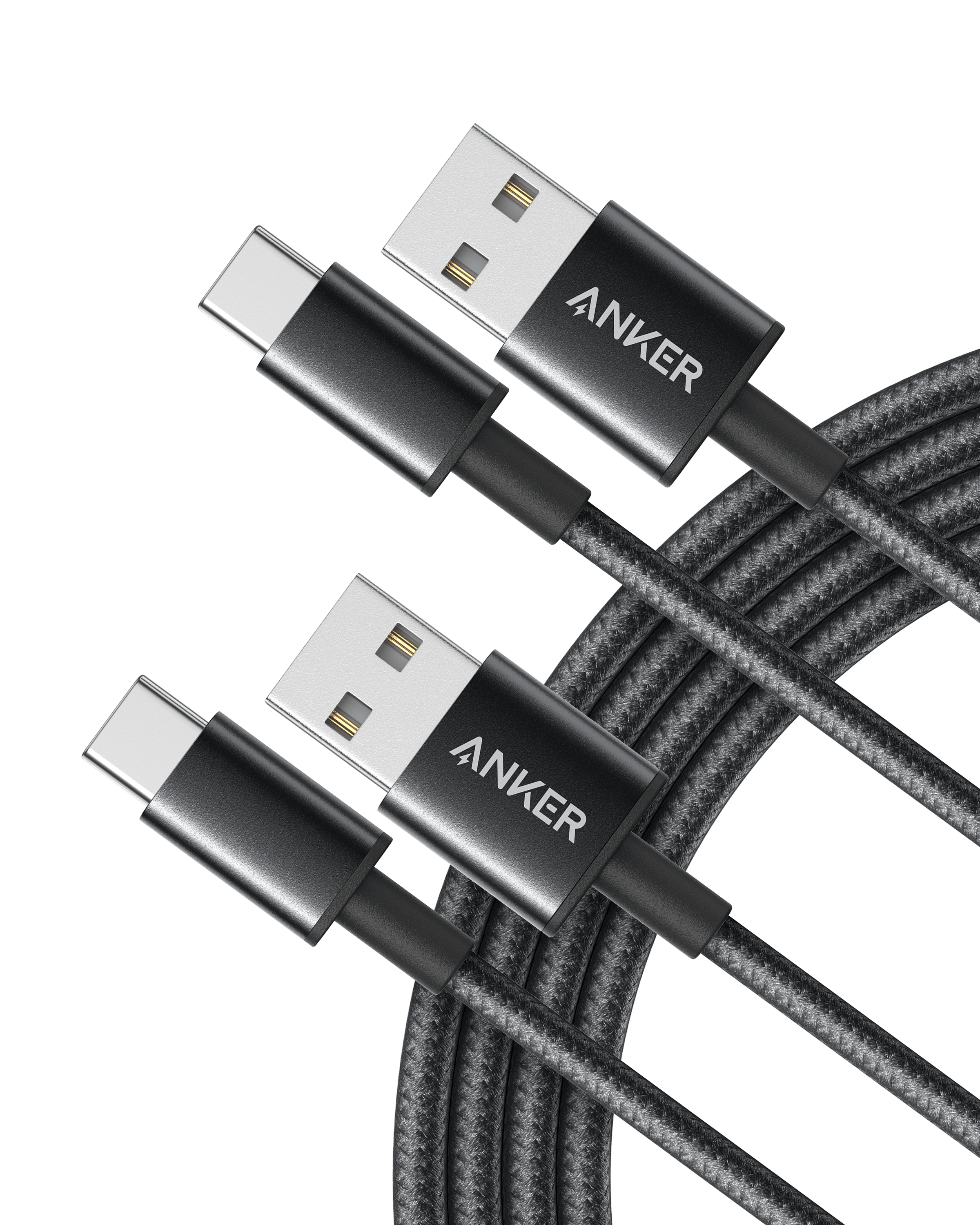 Anker Premium Nylon USB-C to USB-A Cable (2-Pack) image 0