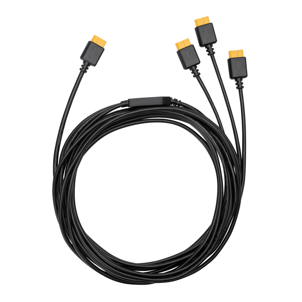 Anker SOLIX XT-60 3-Port Solar Charging Cable image 0