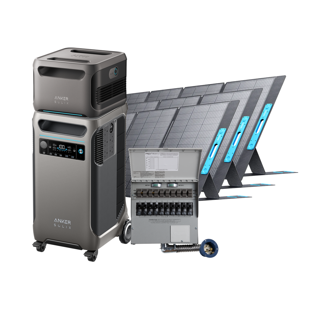 Anker SOLIX F3800 + Expansion Battery + Home Backup Kit (Transfer Switch + Cable) image 3