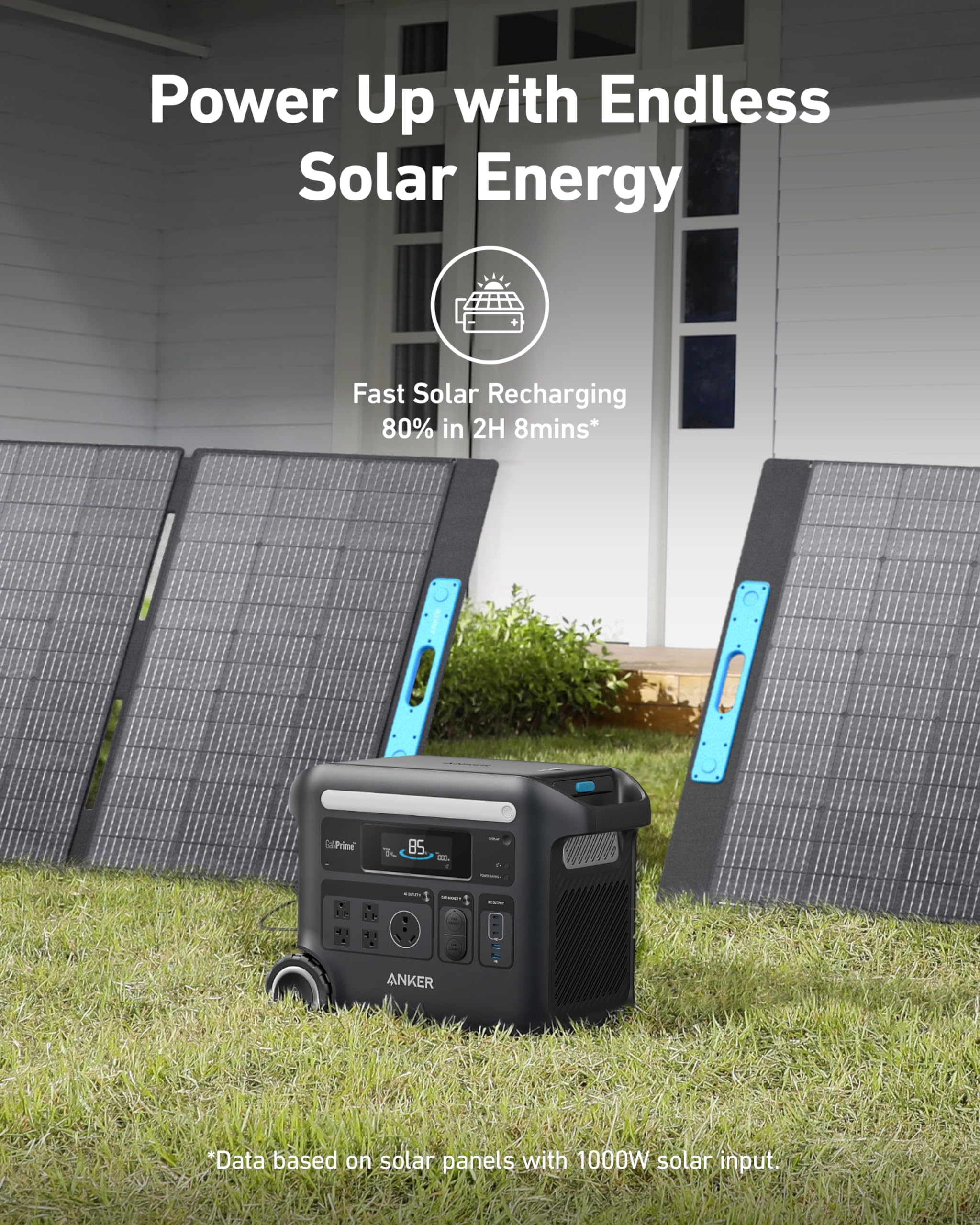 Anker SOLIX F2600 Solar Generator + 400W Solar Panel image 3