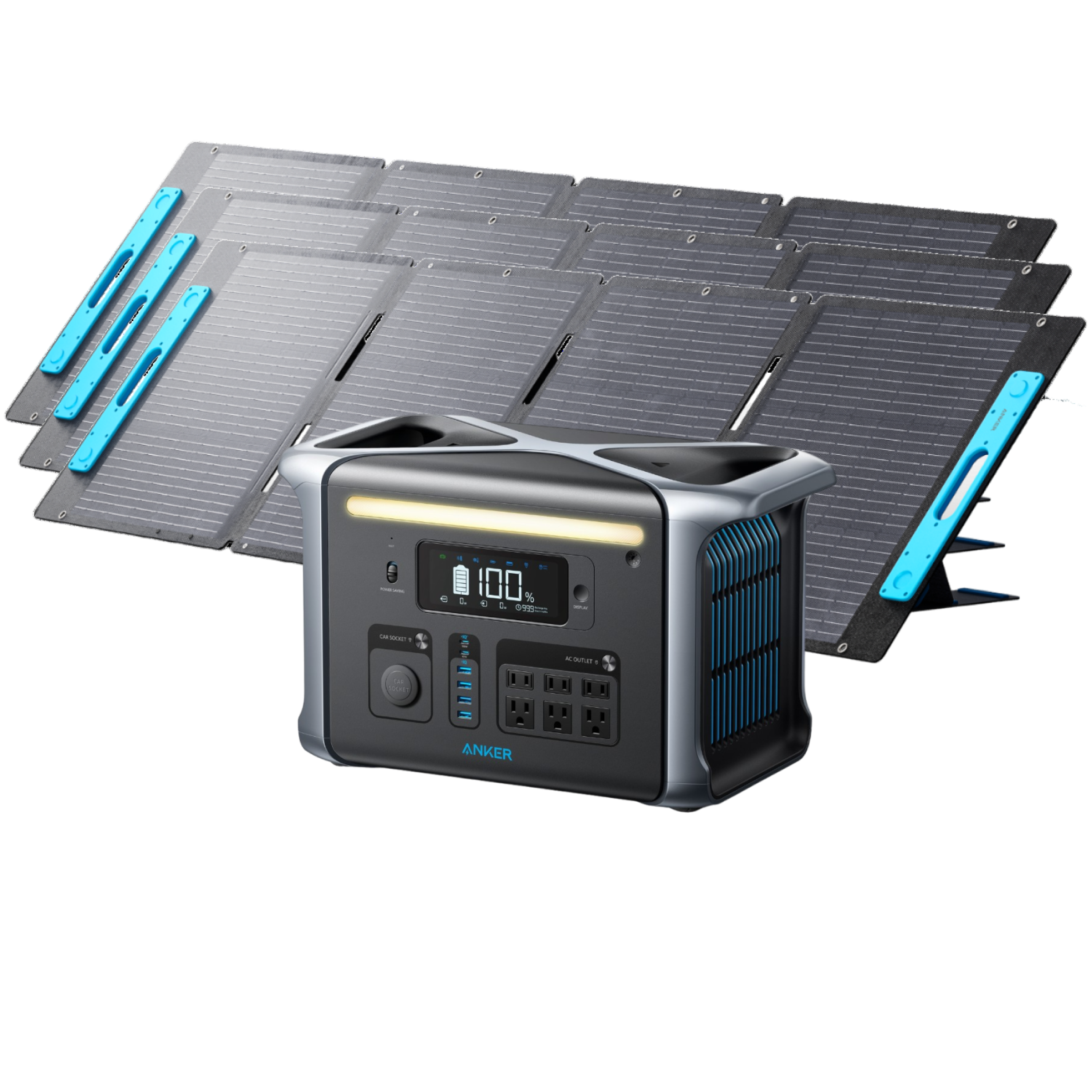 Anker SOLIX F1200 Solar Generator + 3200W Solar Panels image 0
