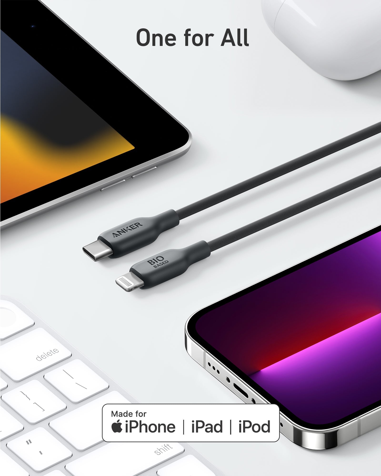 Anker 541 USB-C to Lightning Cable (Bio-Based) image 3