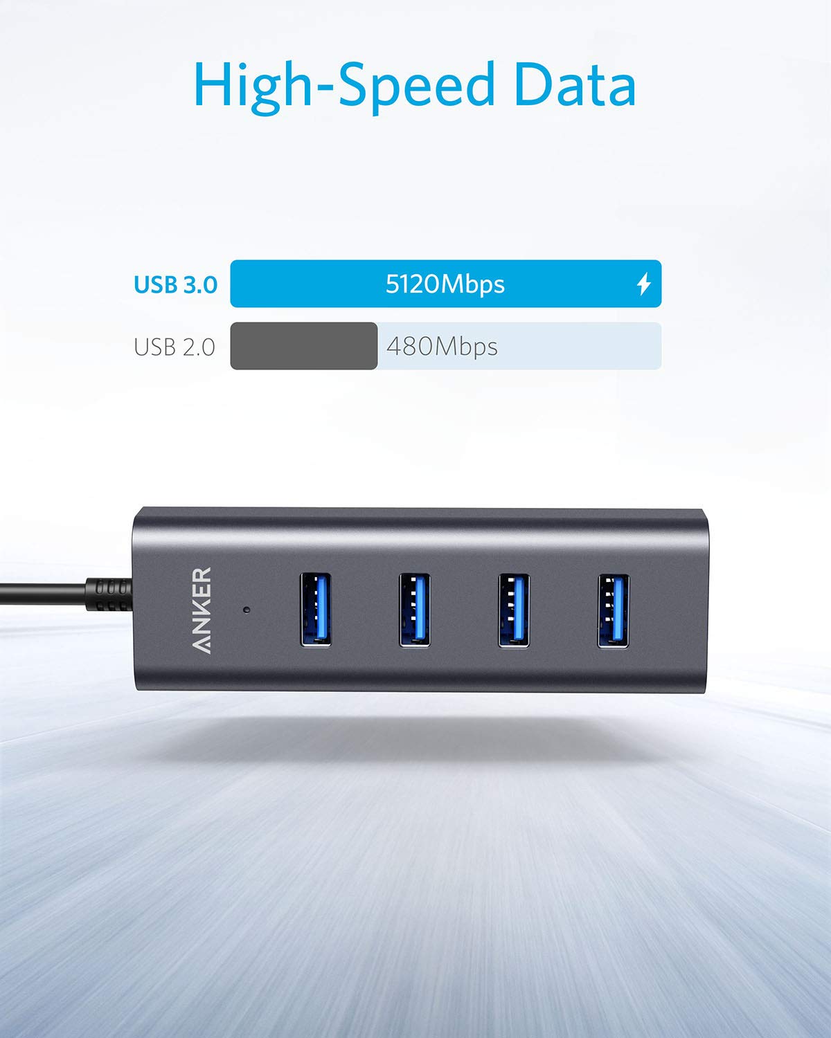 USB-C to 4-Port USB 3.0 Hub image 2