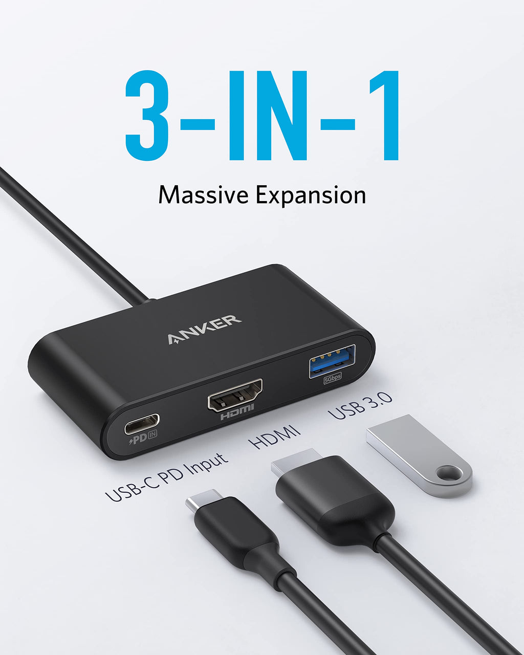Anker PowerExpand 3-in-1 USB-C PD Hub image 5