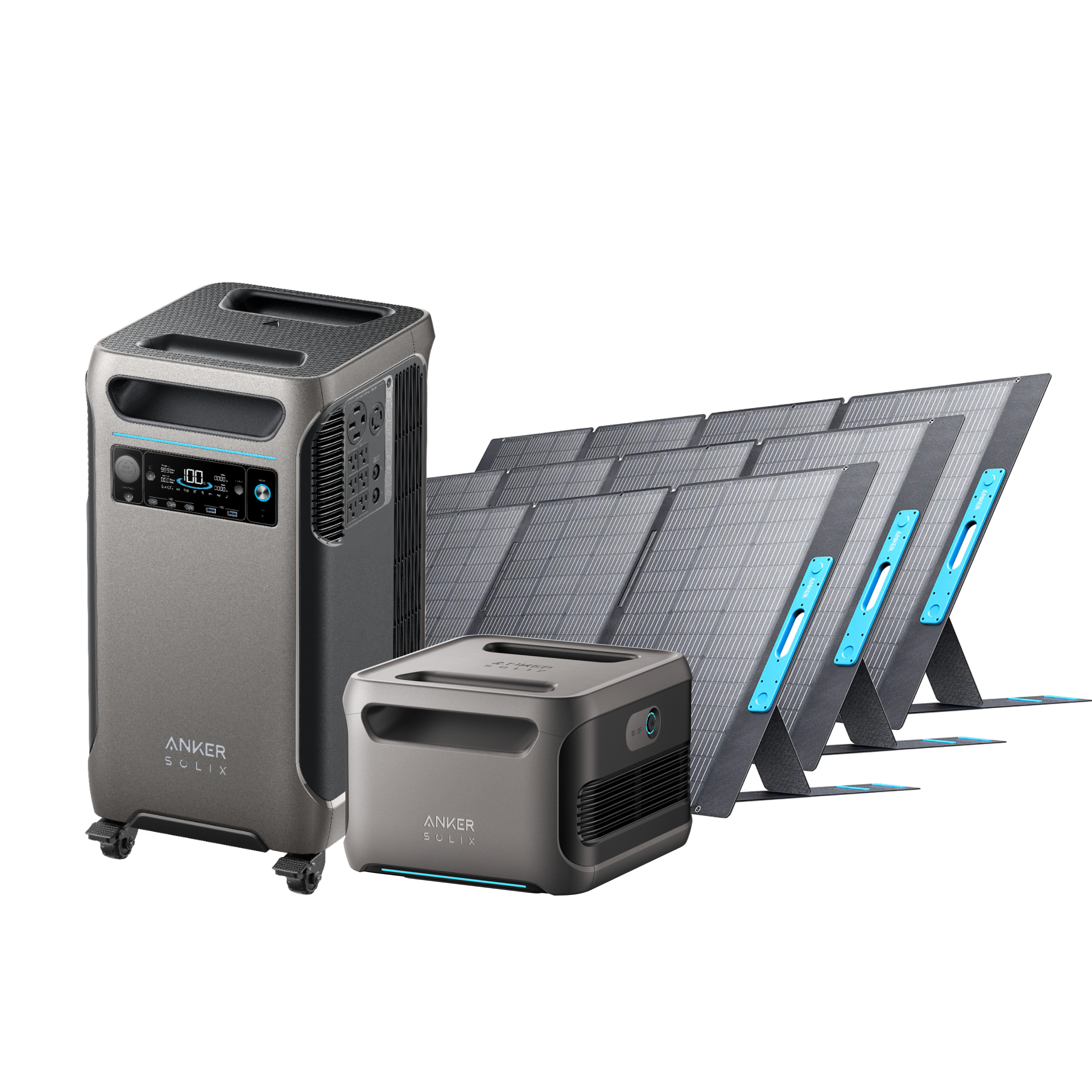 Anker SOLIX F3800 + Expansion Battery + 3400W Solar Panels image 0
