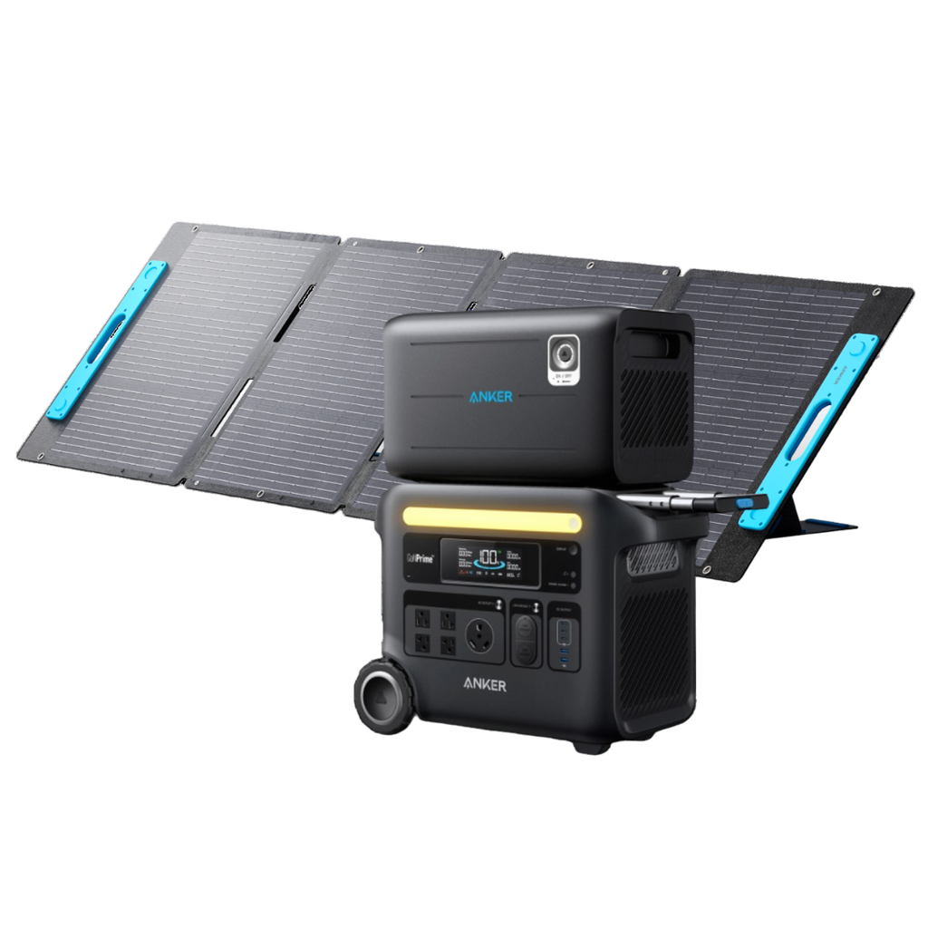 Anker SOLIX F2600 + Expansion Battery + 200W Solar Panel image 0