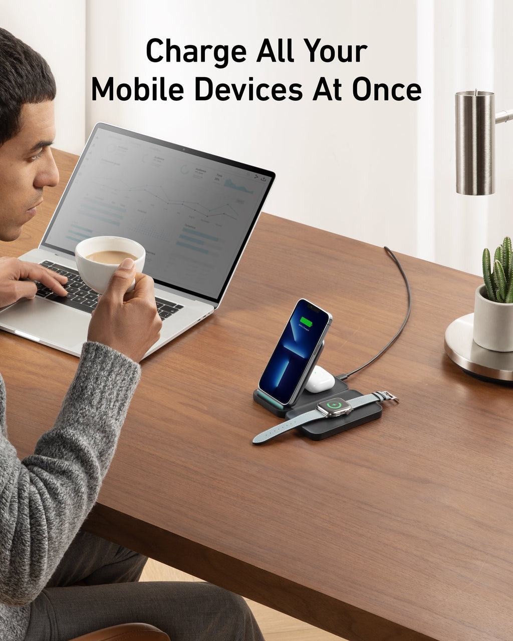 Anker 533 Wireless Charger (3-in-1 Stand) image 1