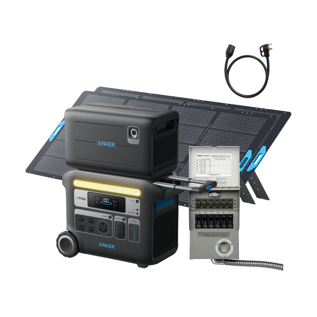Anker SOLIX F2000 + BP2600 Expansion Battery + Home Backup Kit (Transfer Switch + Cable) image 2