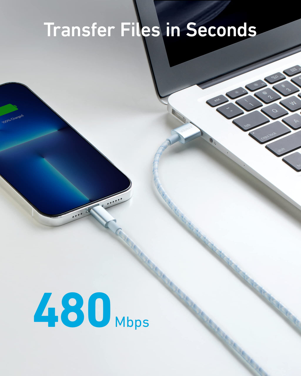 Anker 331 USB-A to Lightning Cable (Nylon) image 5