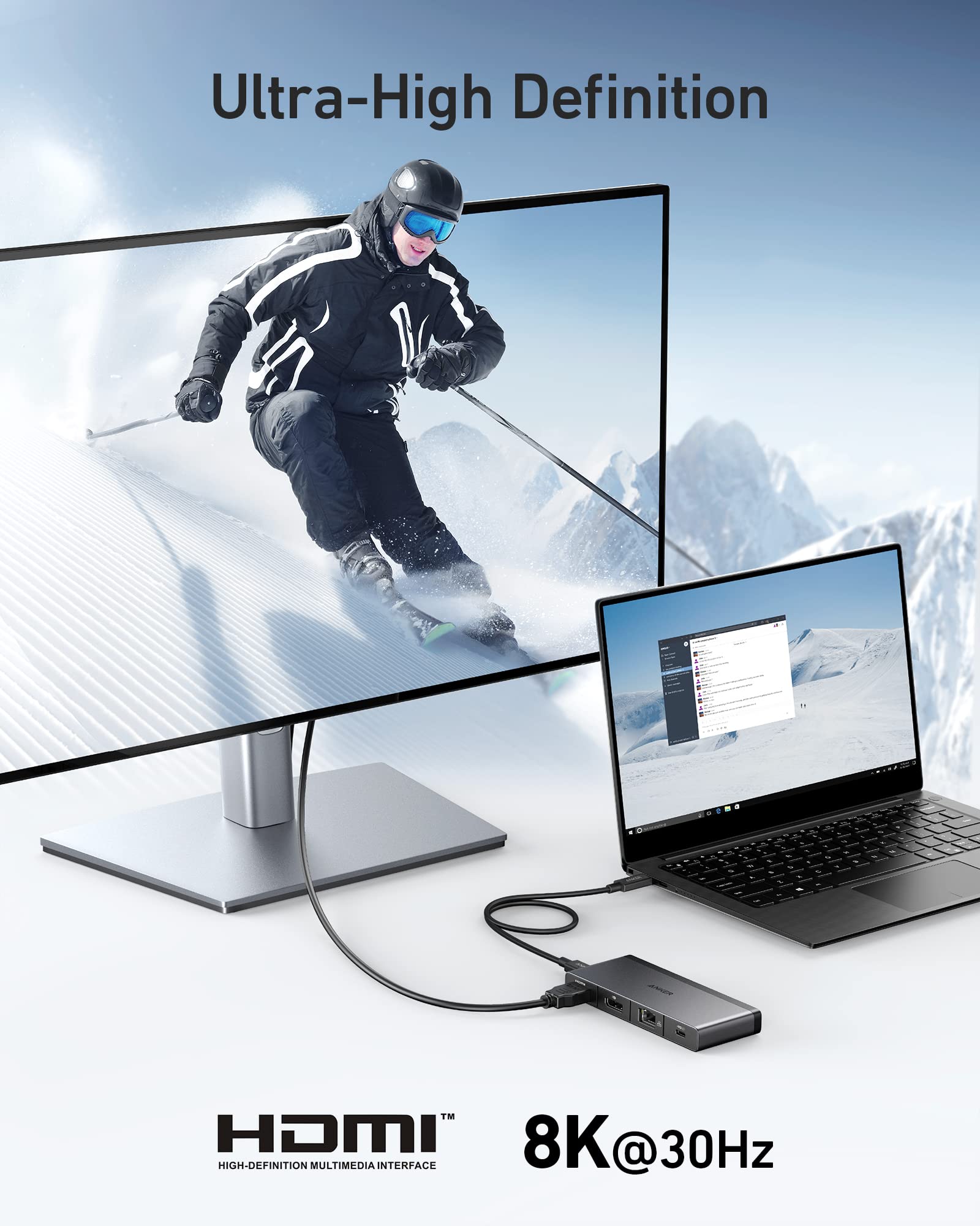 Anker 556 USB-C Hub (8-in-1, USB4) image 4