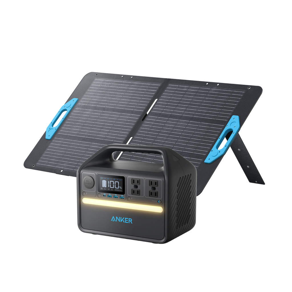 Anker 535 Solar Generator + 100W Solar Panel image 0