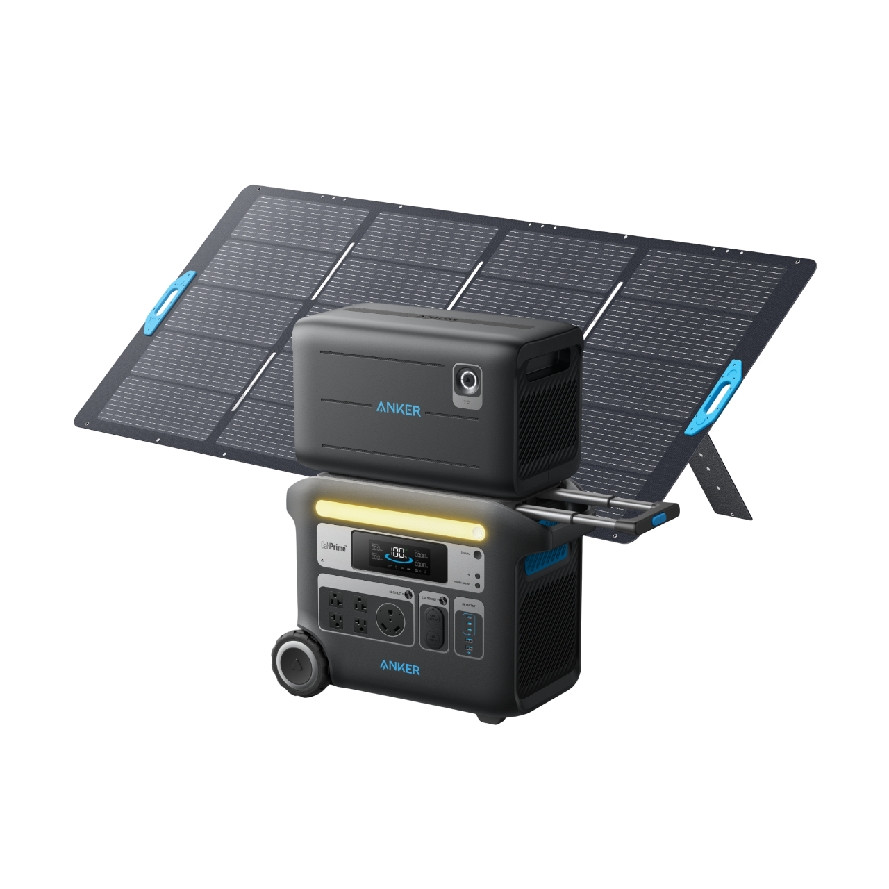 Anker SOLIX F2000 Solar Generator + Expansion Battery + 400W Solar Panel image 0