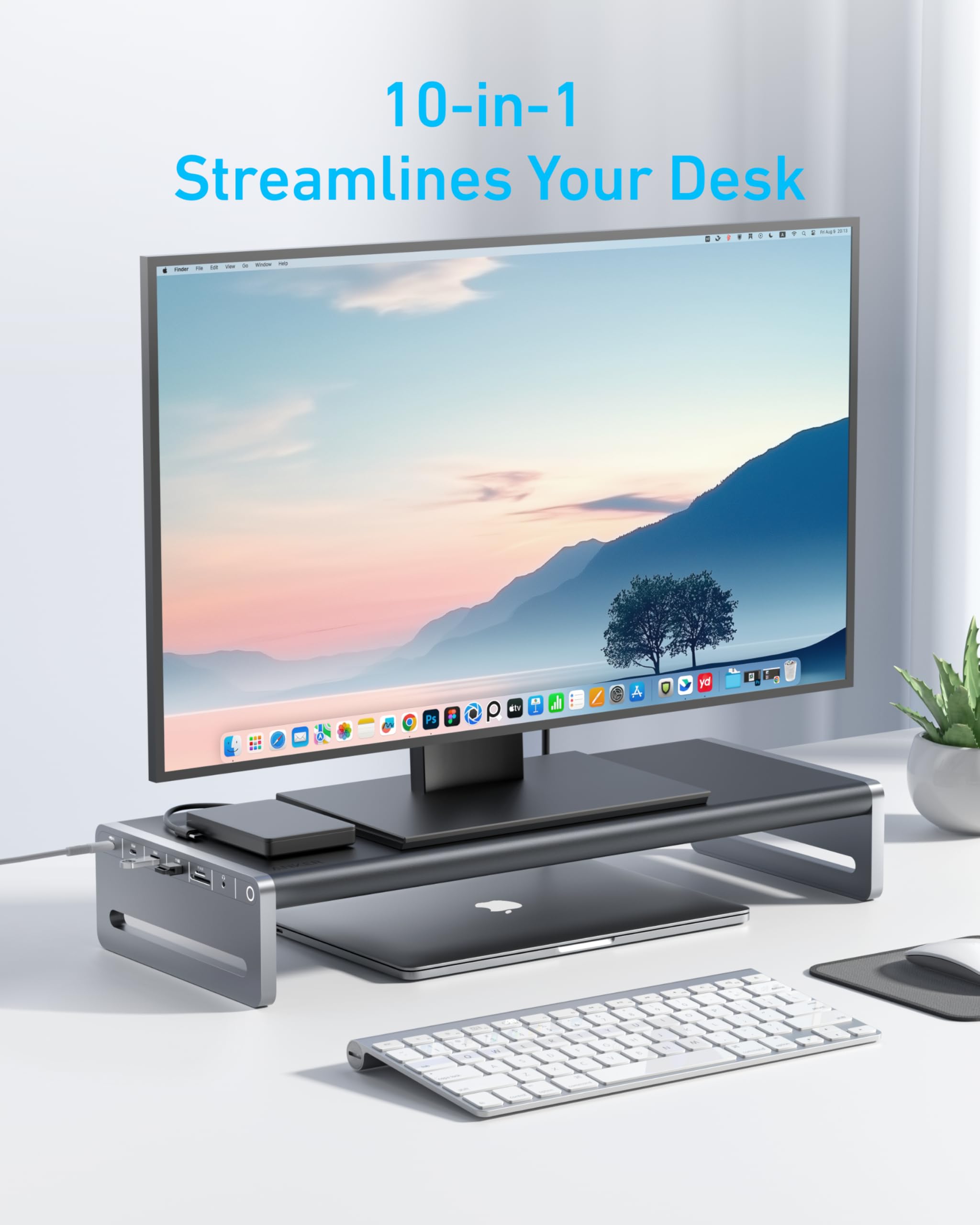Anker USB-C Hub (10-in-1, Monitor Stand) image 2