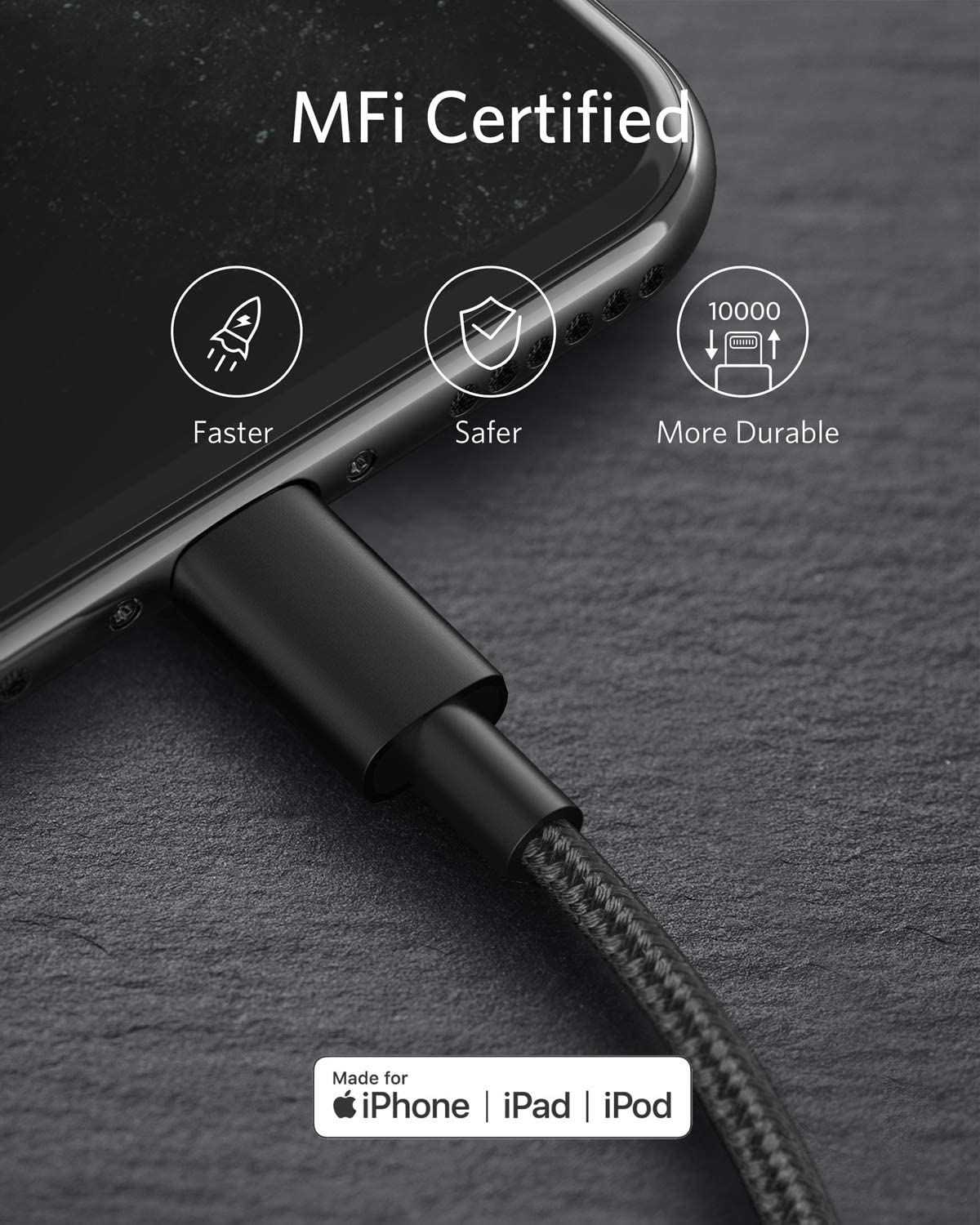 Anker 331 USB-C to Lightning Cable image 3