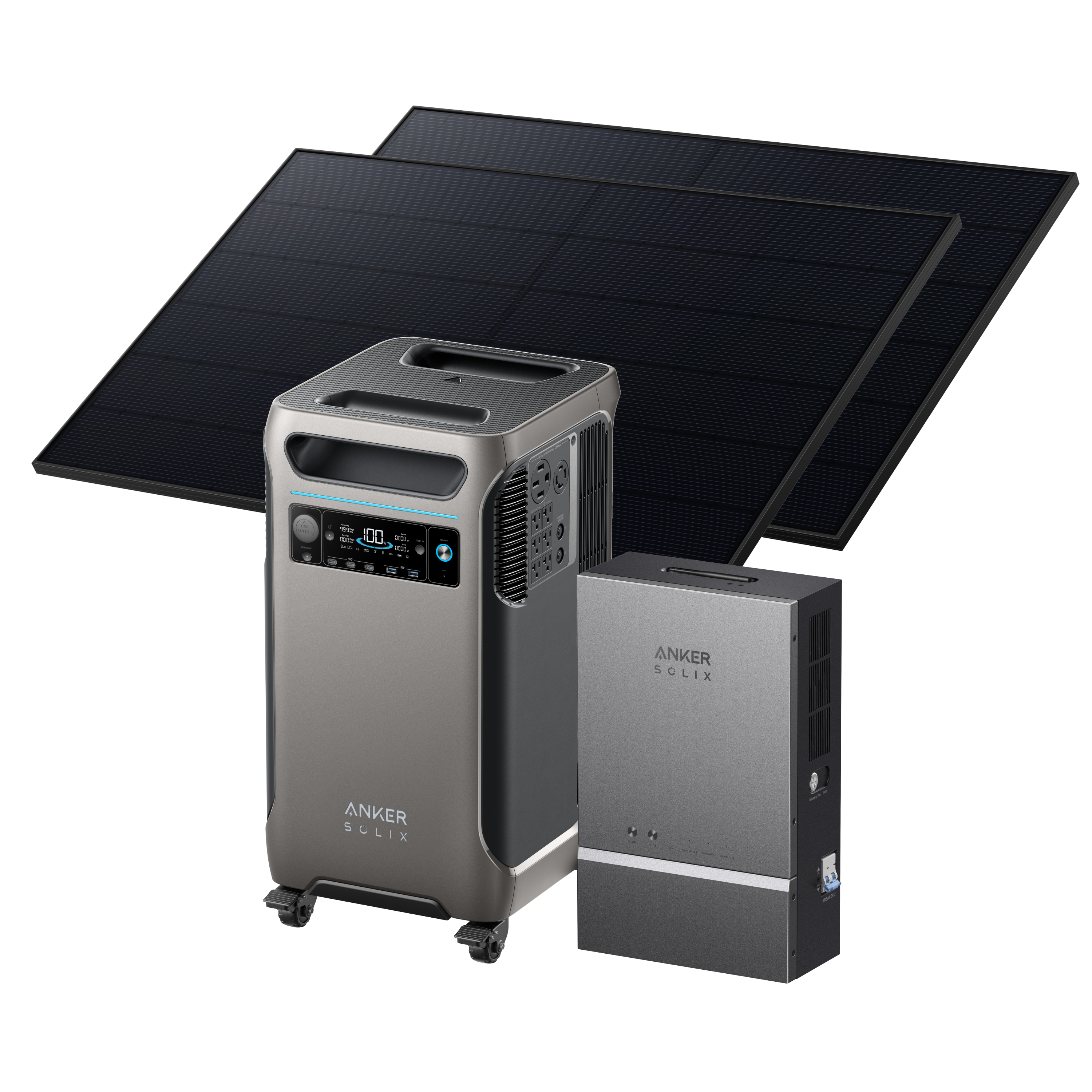 Anker SOLIX F3800 + Smart Home Power Kit + 2410W Rigid Solar Panels image 0