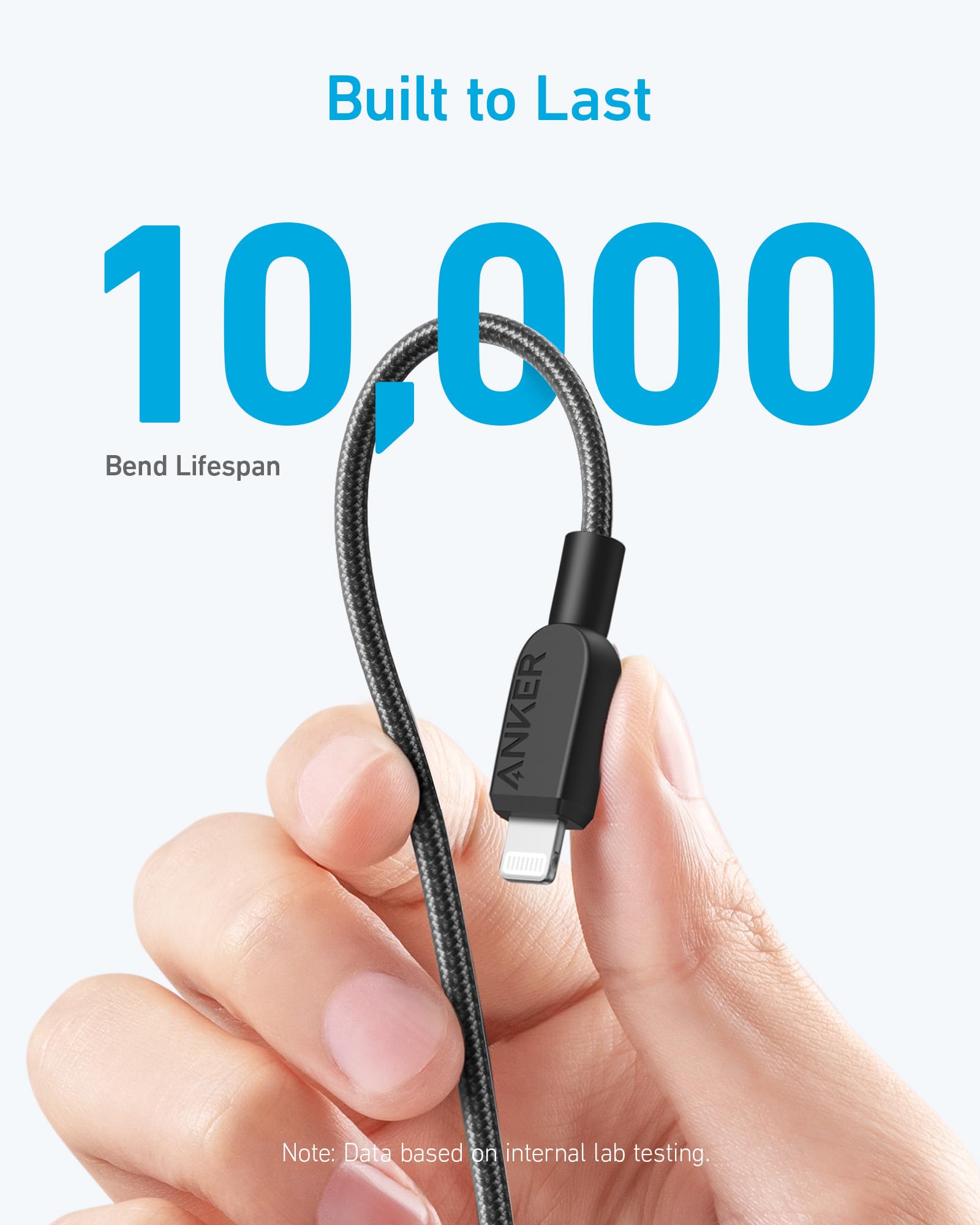 Anker 310 USB-C to Lightning Cable (6 ft /10 ft /3 ft) image 2
