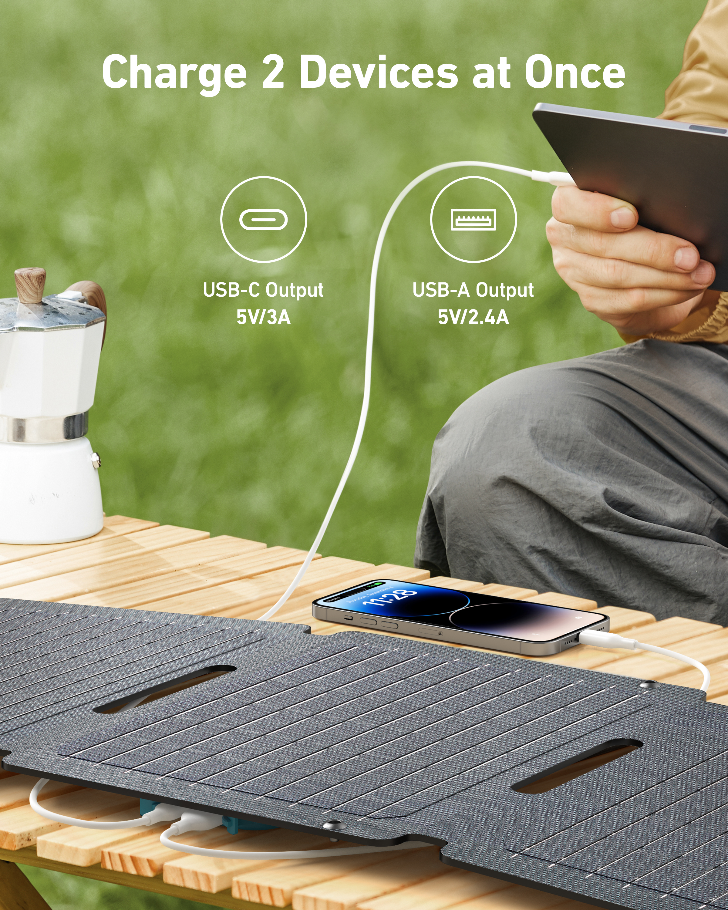 Anker SOLIX PS30 Portable Solar Panel (30W) image 2