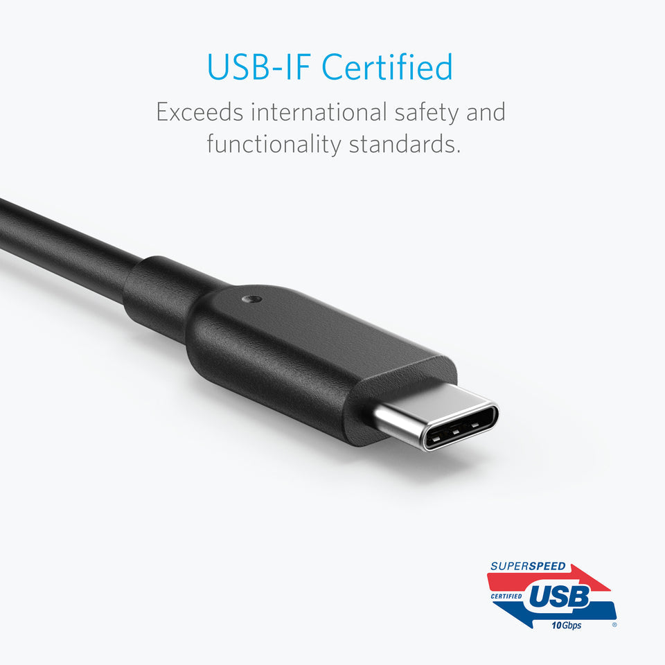 Anker PowerLine II USB-C to USB 3.1 Cable (3 ft) image 3